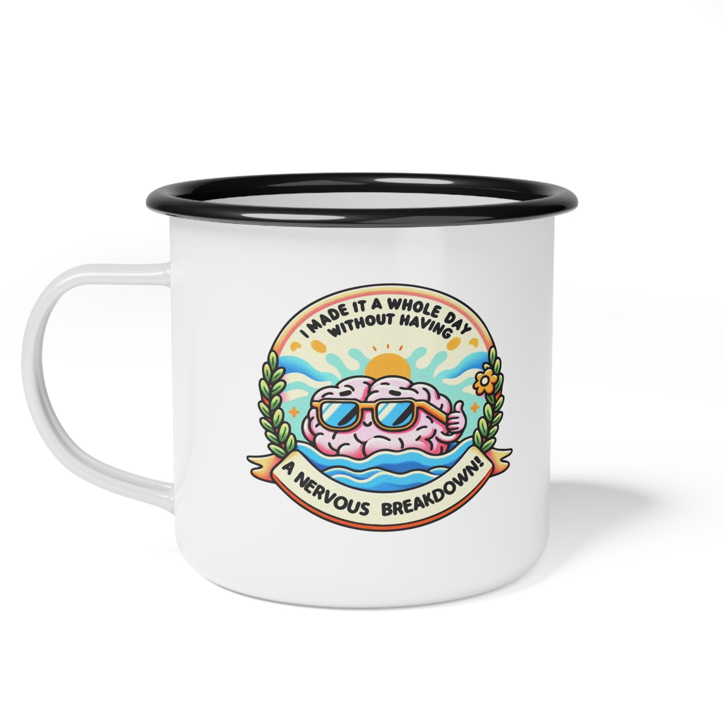 Nervous Breakdown Award Enamel Camp Cup