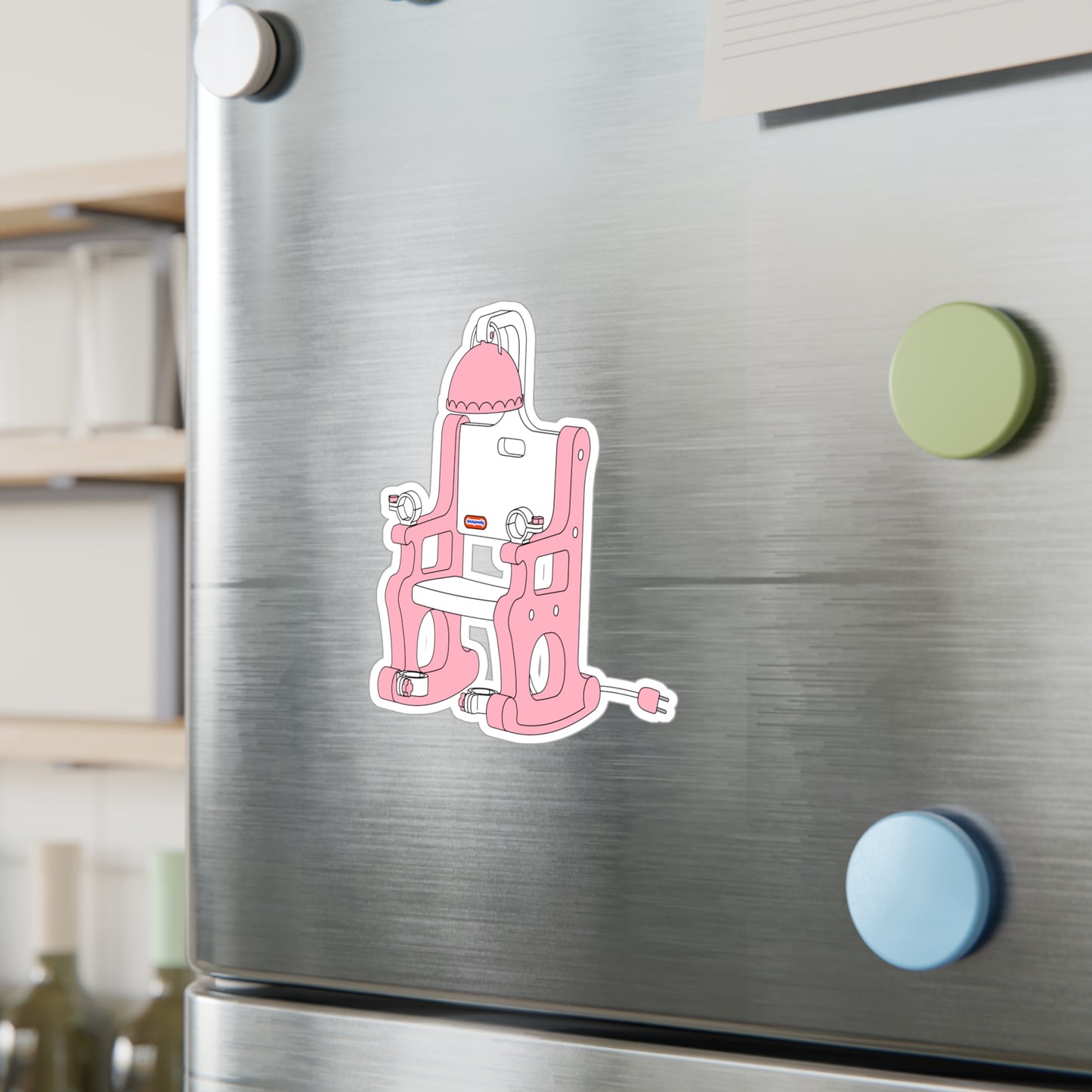 Electric Chair Vinyl Sticker