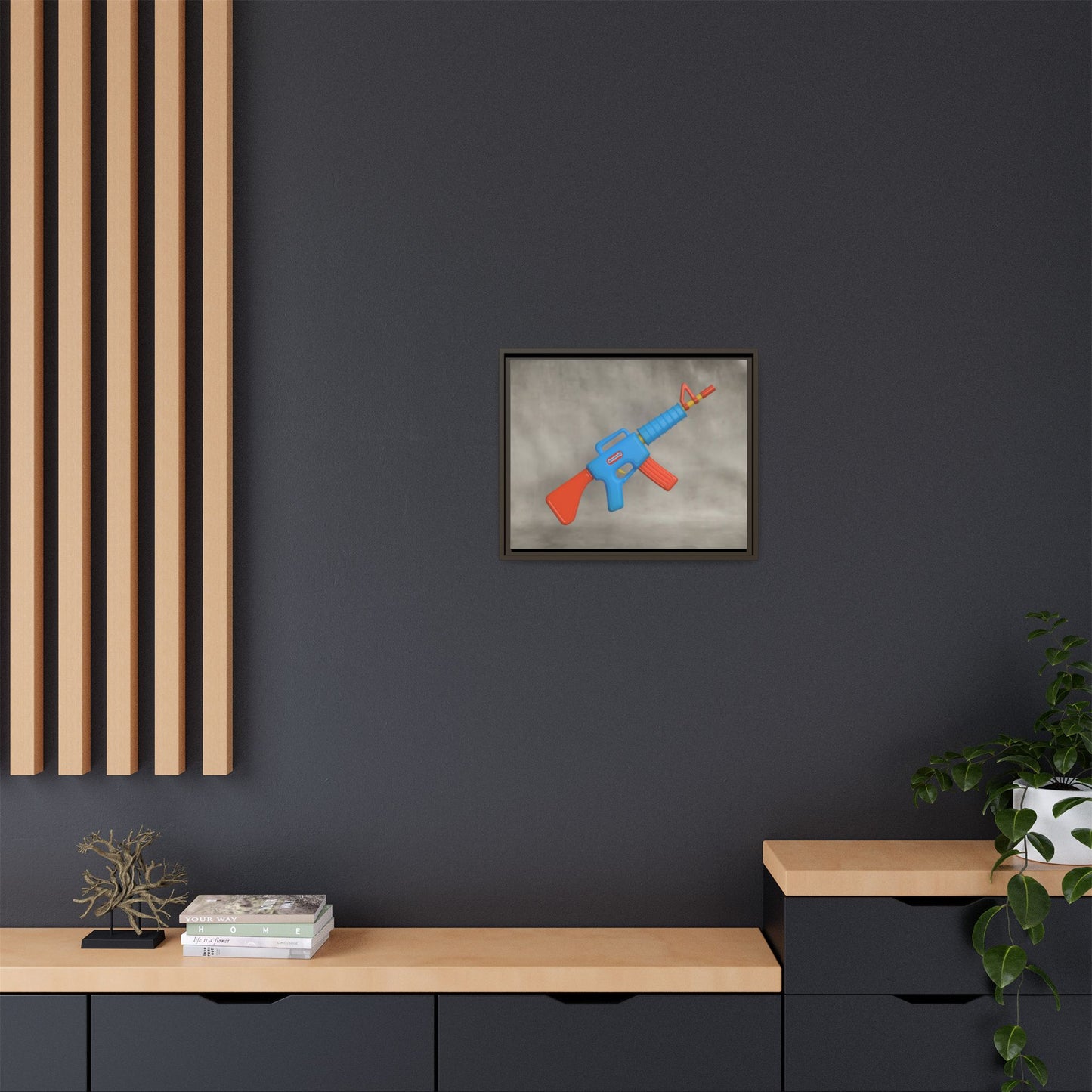 AR-15 Framed Canvas Gallery Wrap