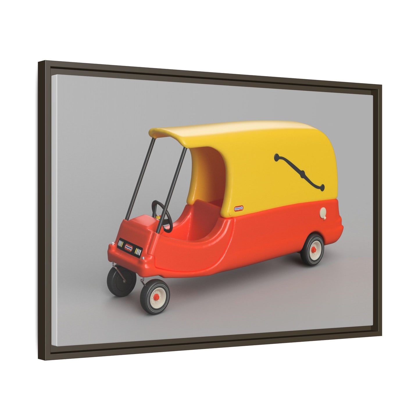 Cozy Hearse Framed Canvas Gallery Wrap
