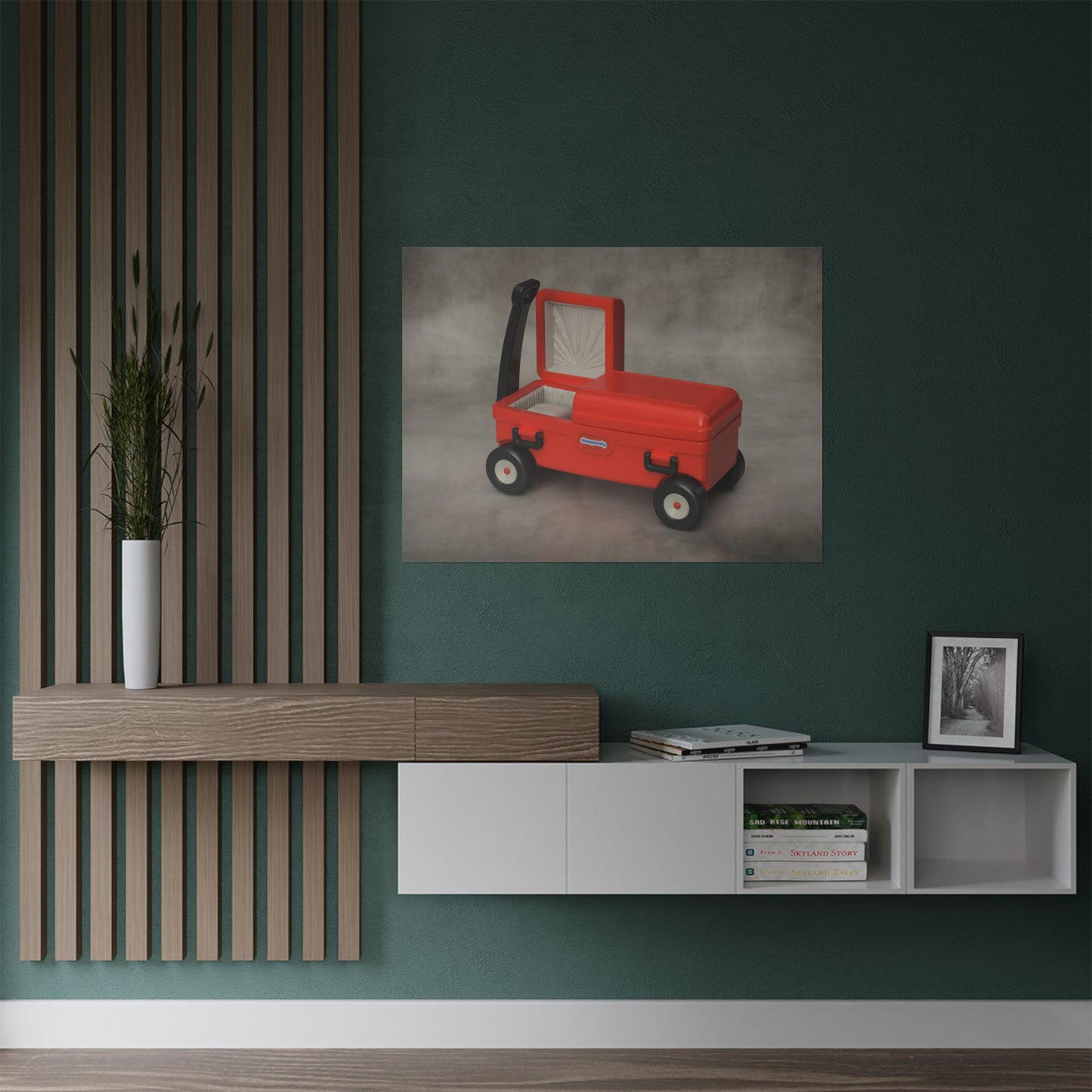 Wagon Casket Archival Print