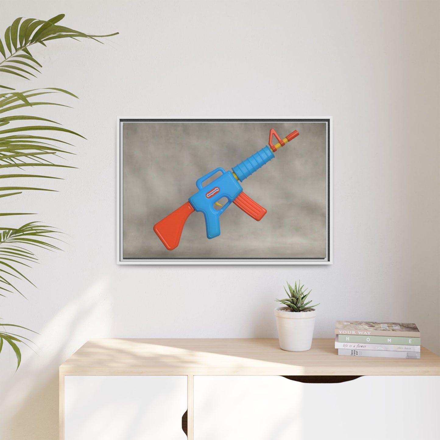 AR-15 Framed Canvas Gallery Wrap