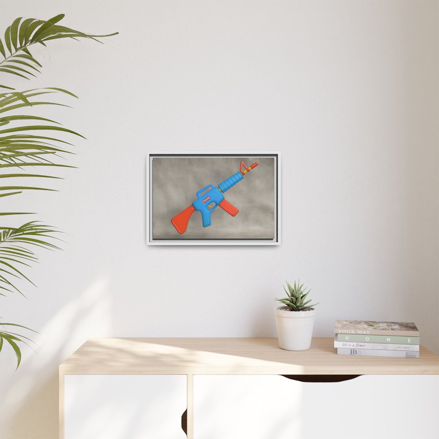 AR-15 Framed Canvas Gallery Wrap