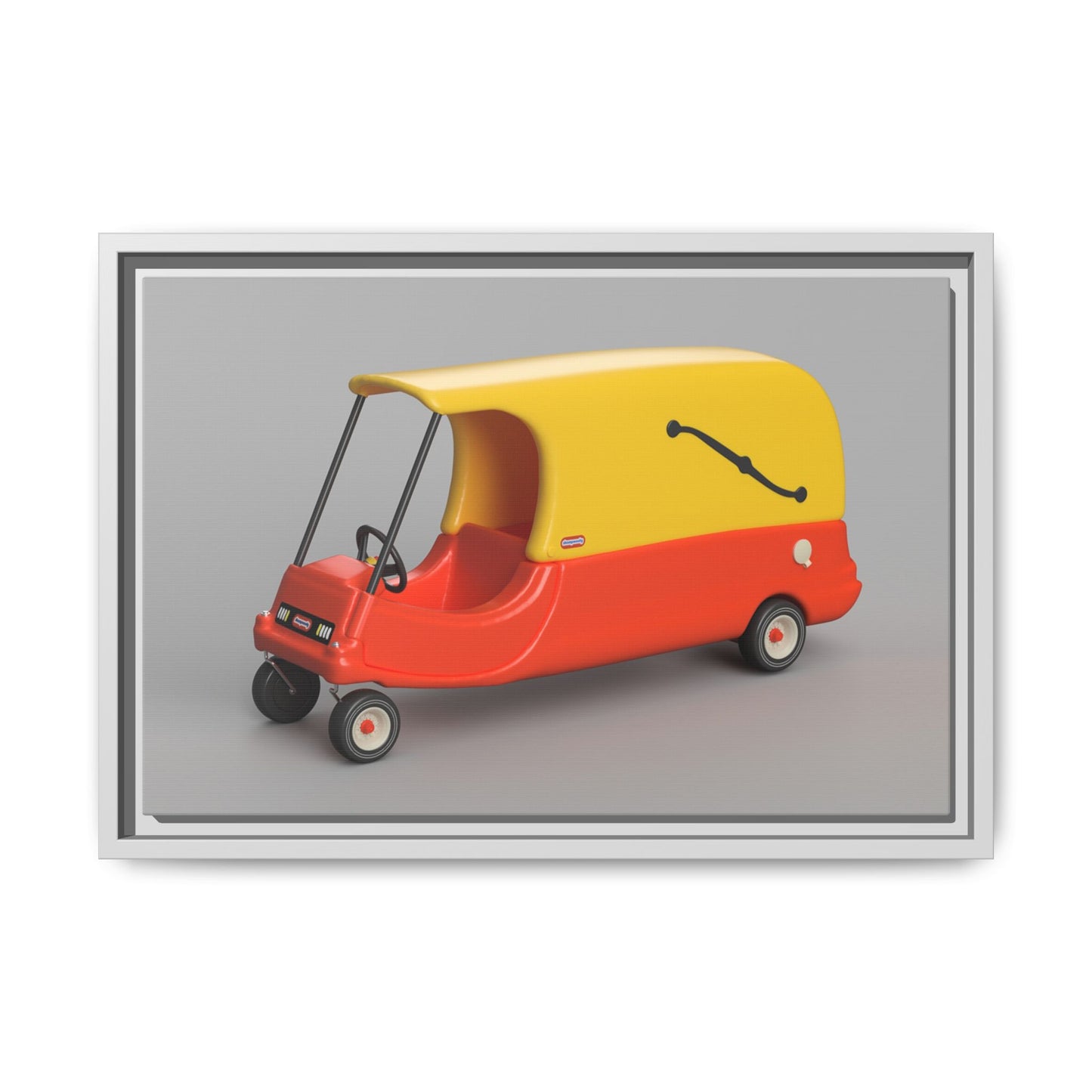 Cozy Hearse Framed Canvas Gallery Wrap