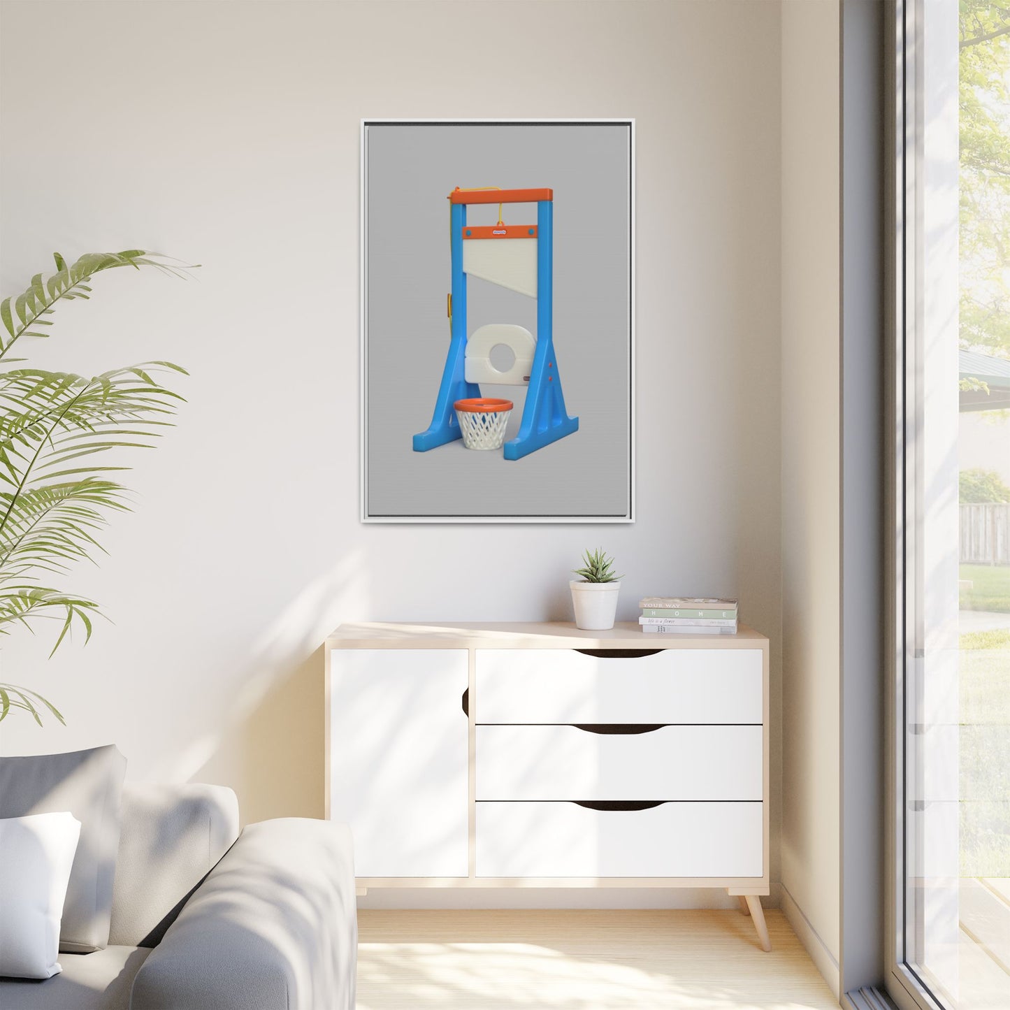 Guillotine Framed Canvas Gallery Wrap