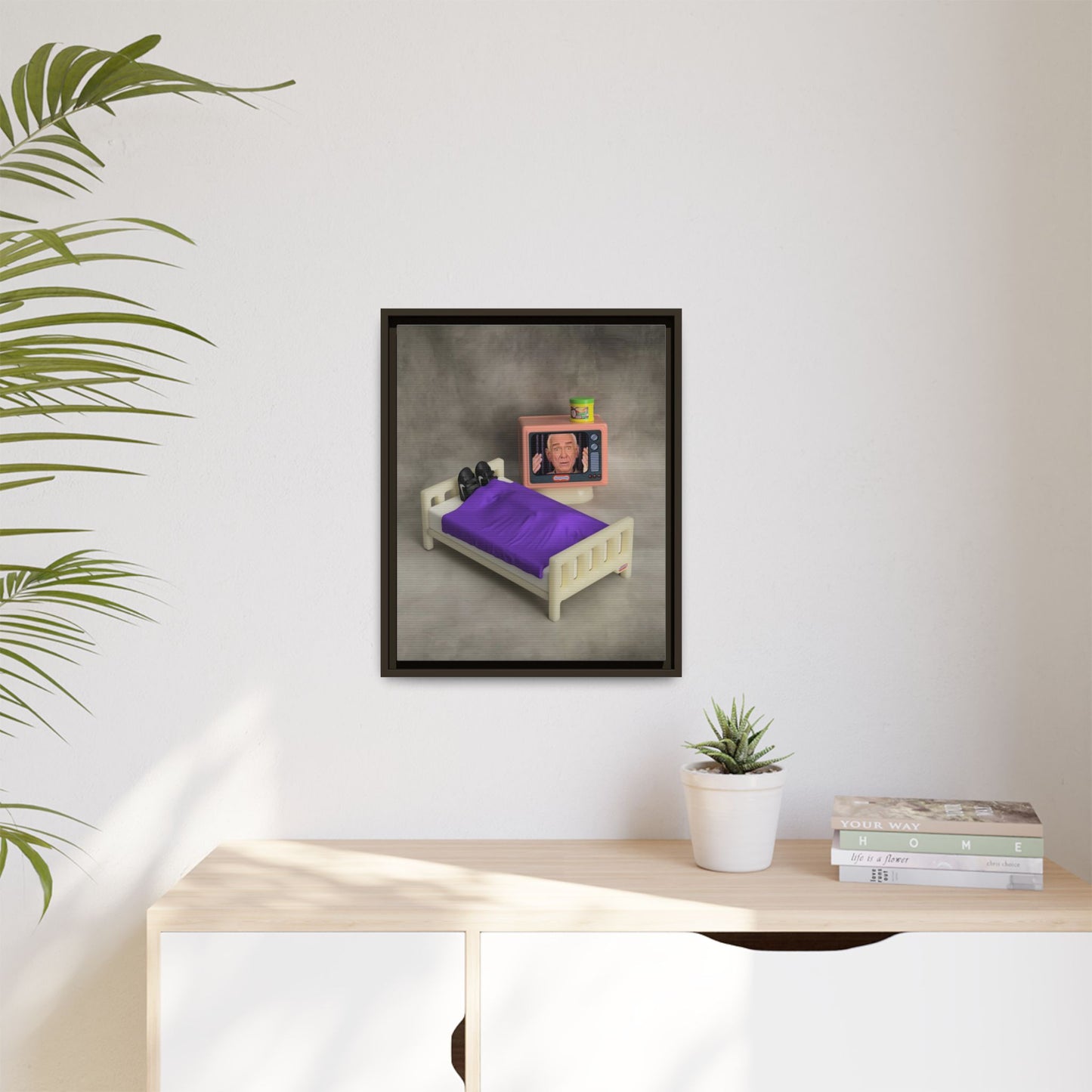 Heaven's Gate Framed Canvas Gallery Wrap