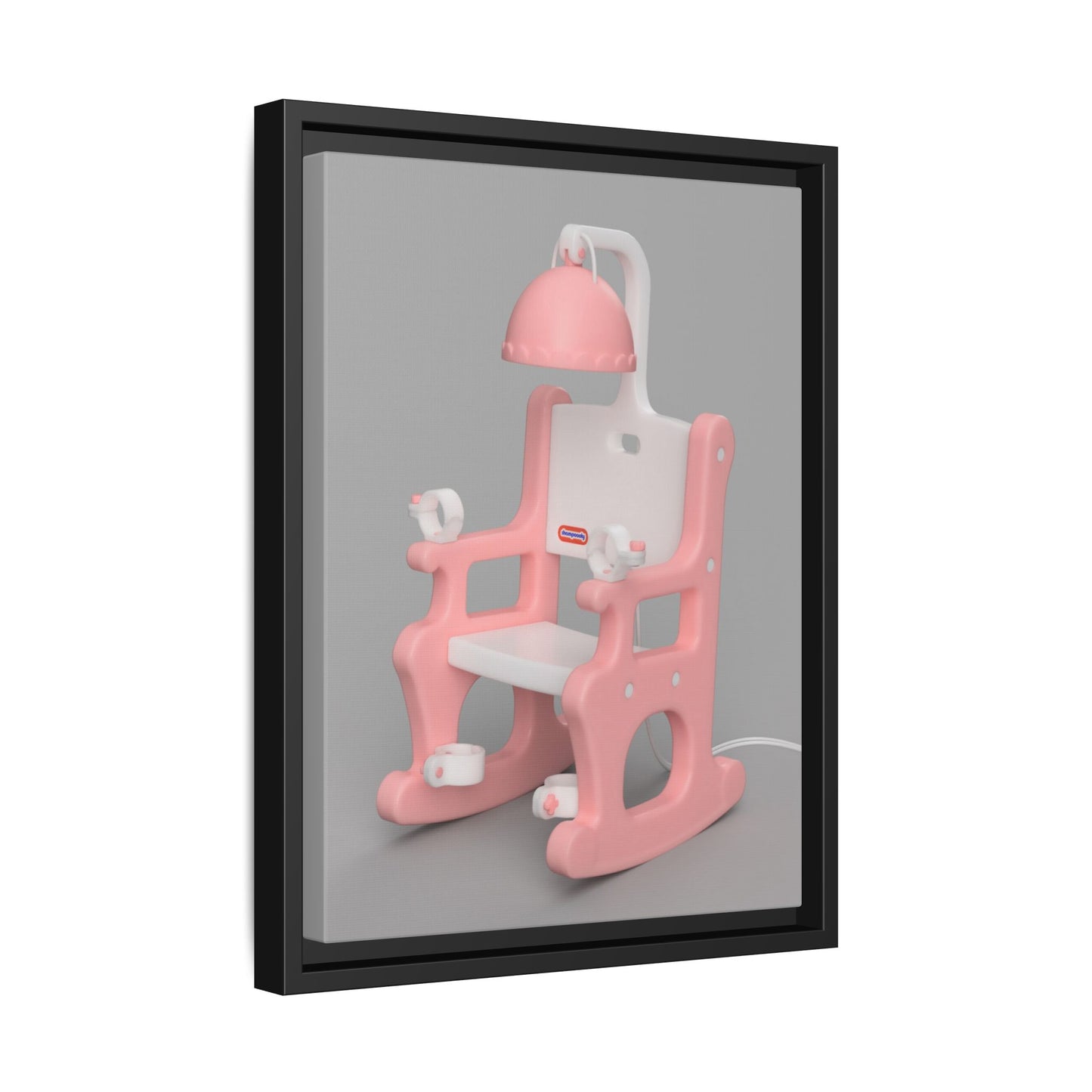 Electric Chair Framed Canvas Gallery Wrap