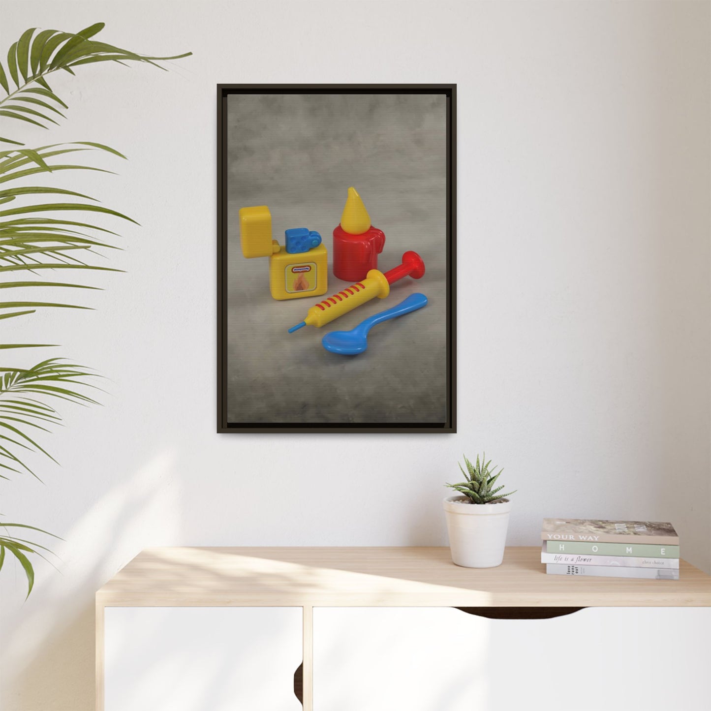 Heroin Framed Canvas Gallery Wrap