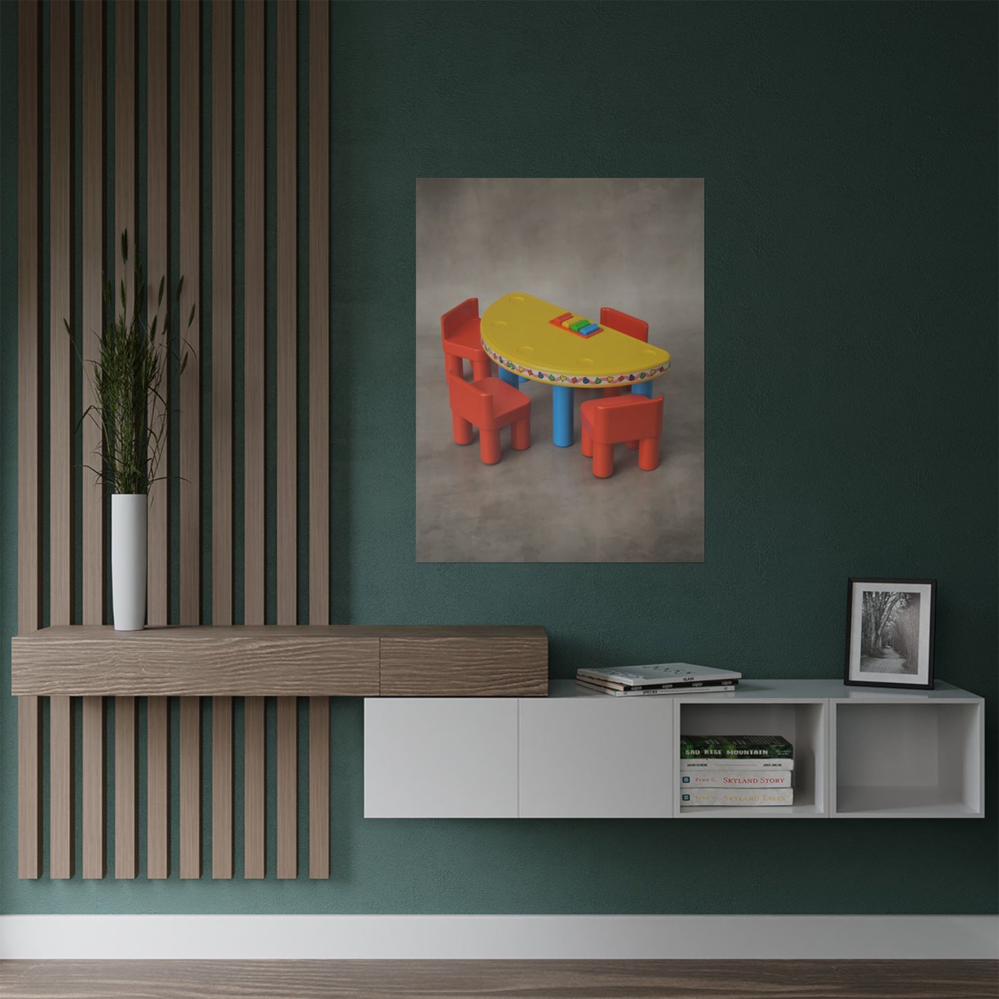Poker Table Archival Print