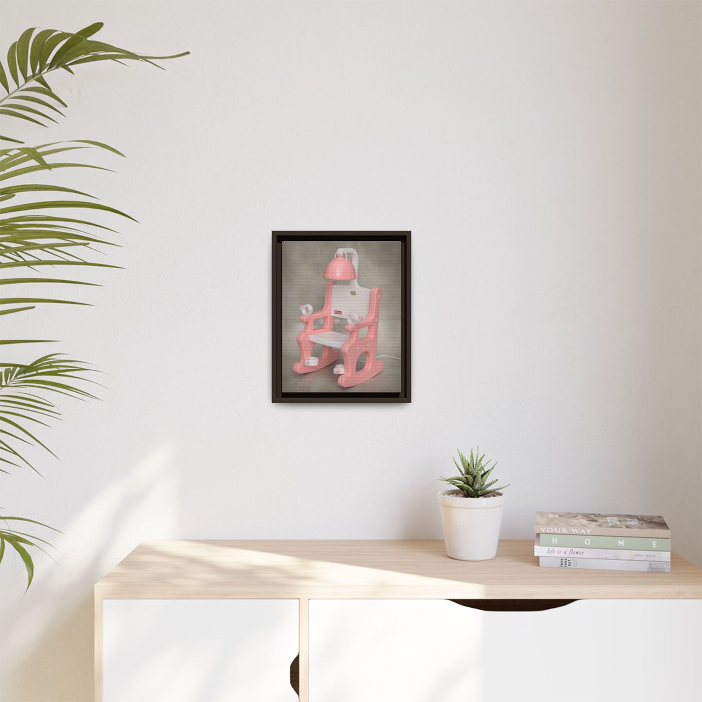 Electric Chair Framed Canvas Gallery Wrap