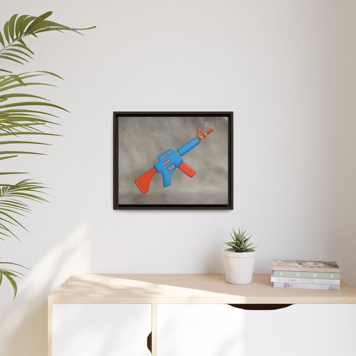 AR-15 Framed Canvas Gallery Wrap