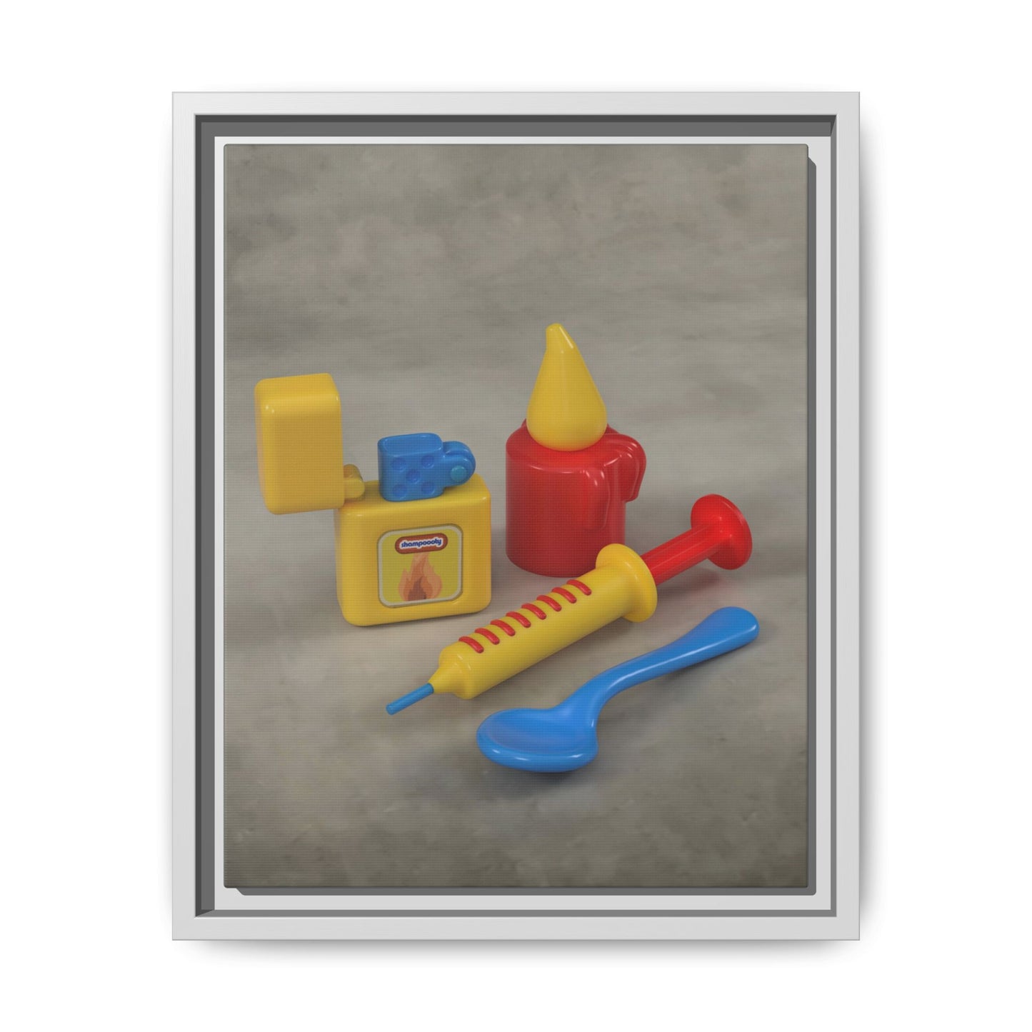 Heroin Framed Canvas Gallery Wrap