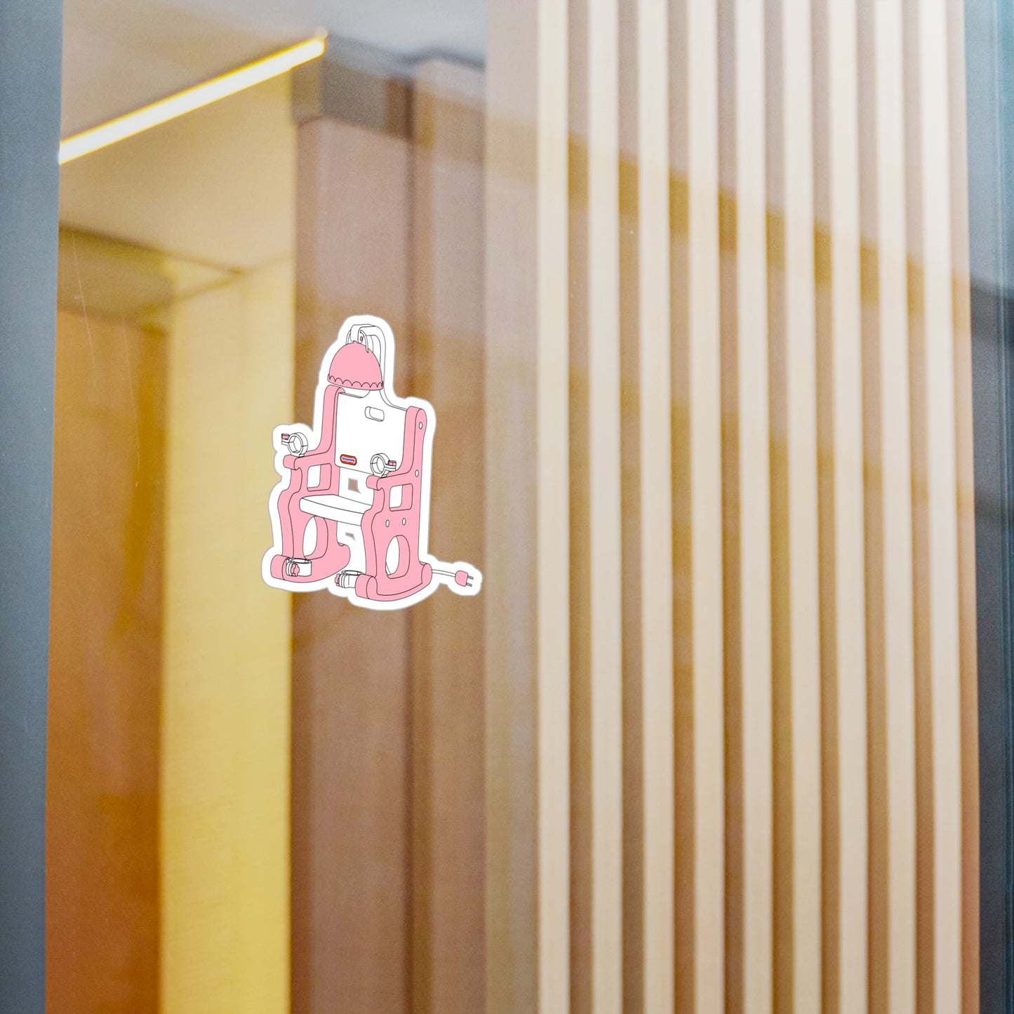 Electric Chair Vinyl Sticker