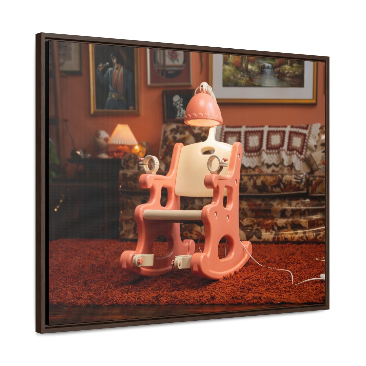 Electric Chair (Real) Framed Canvas Gallery Wrap