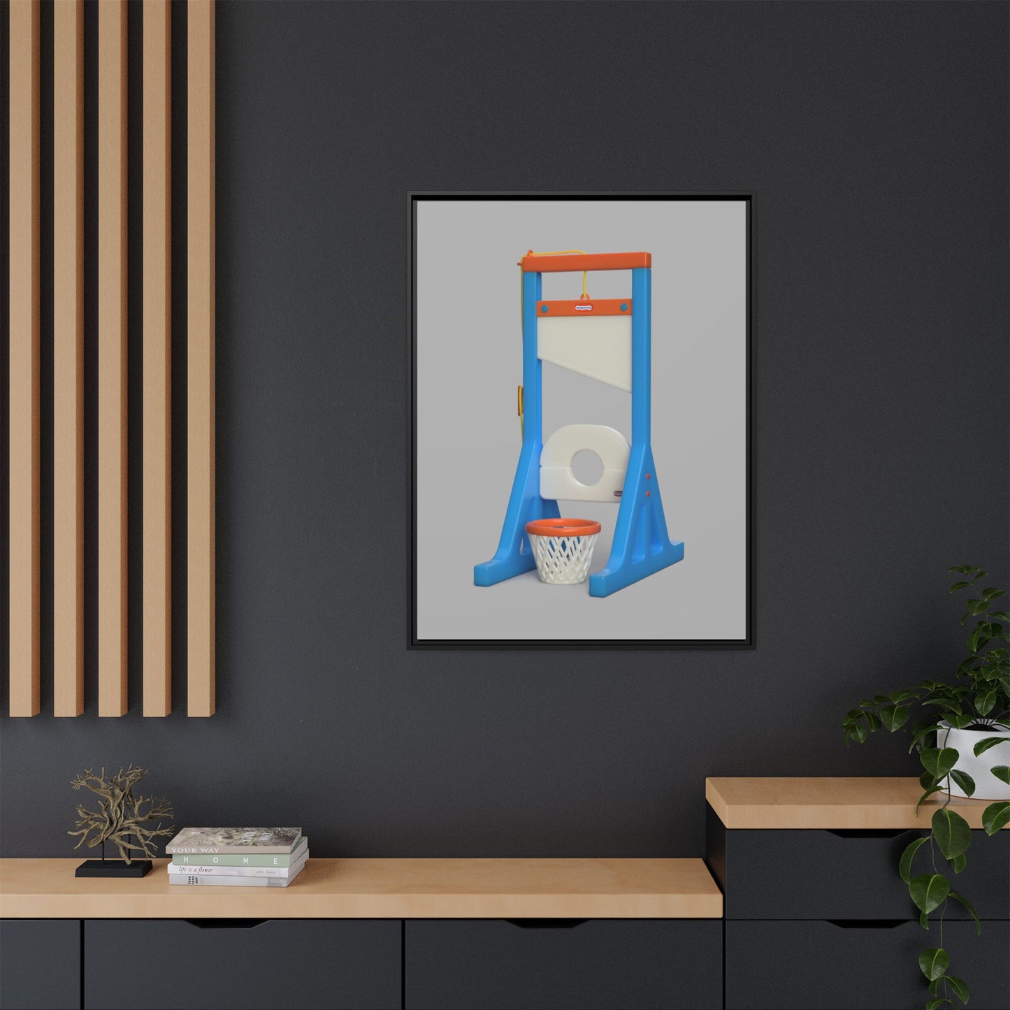Guillotine Framed Canvas Gallery Wrap