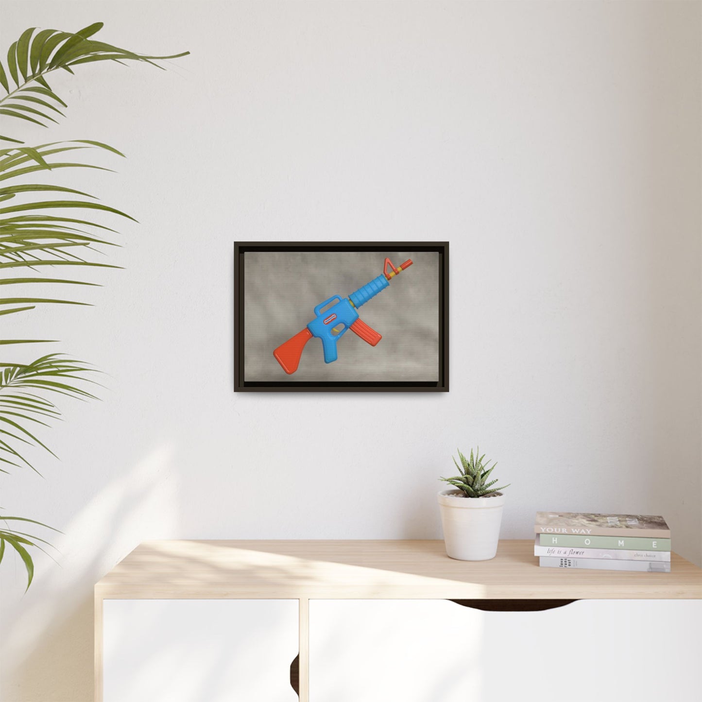 AR-15 Framed Canvas Gallery Wrap