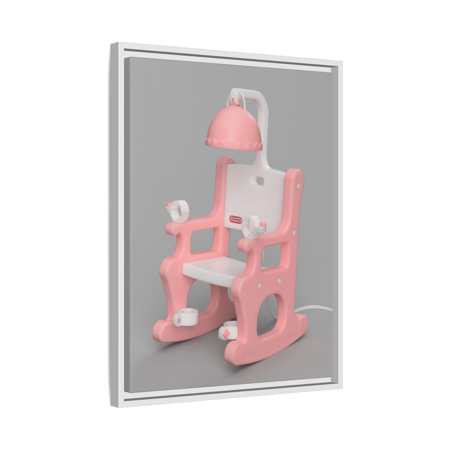 Electric Chair Framed Canvas Gallery Wrap