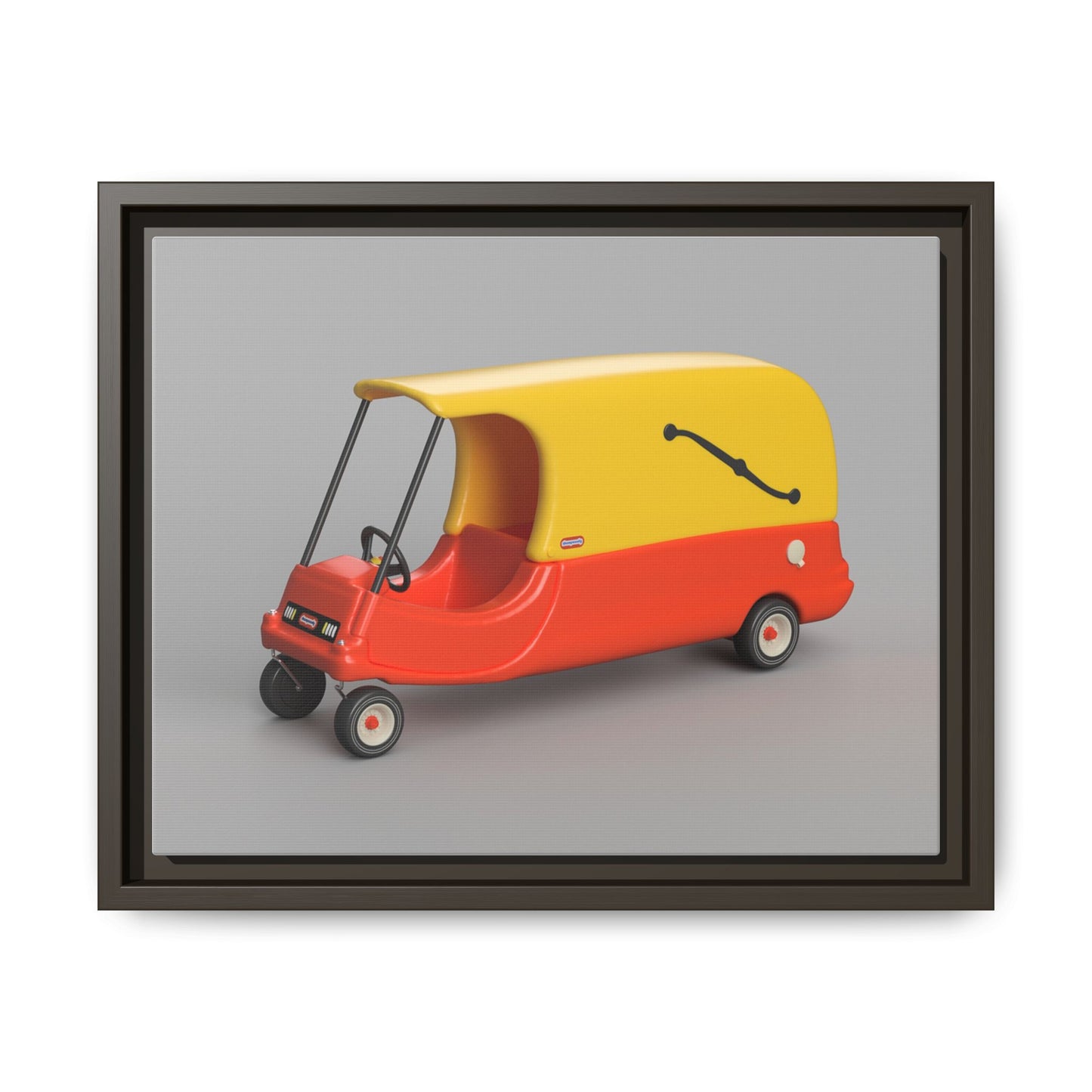 Cozy Hearse Framed Canvas Gallery Wrap