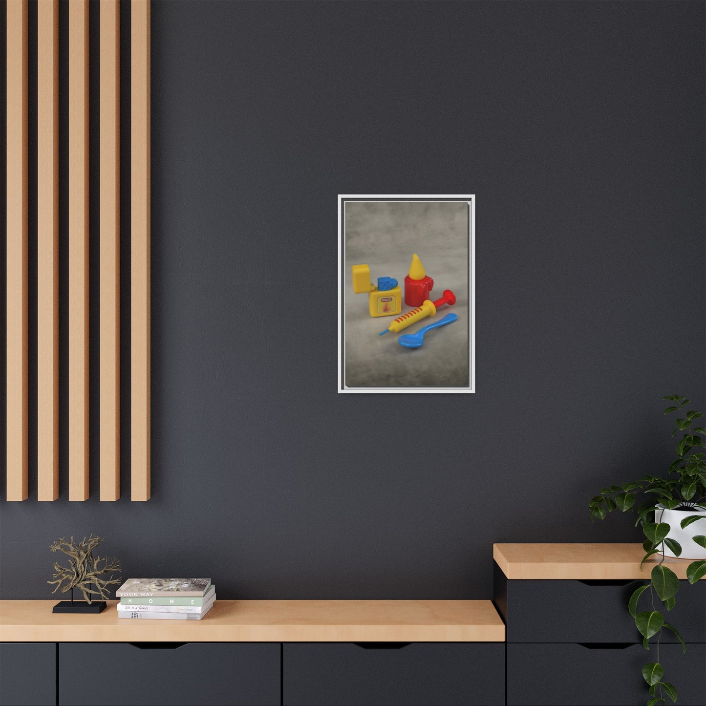 Heroin Framed Canvas Gallery Wrap