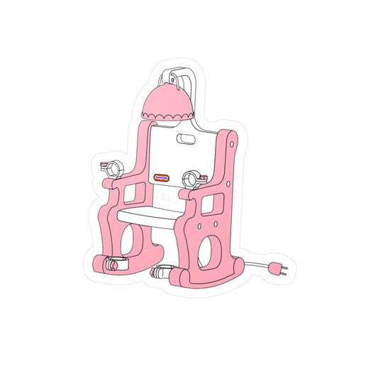 Electric Chair Vinyl Sticker