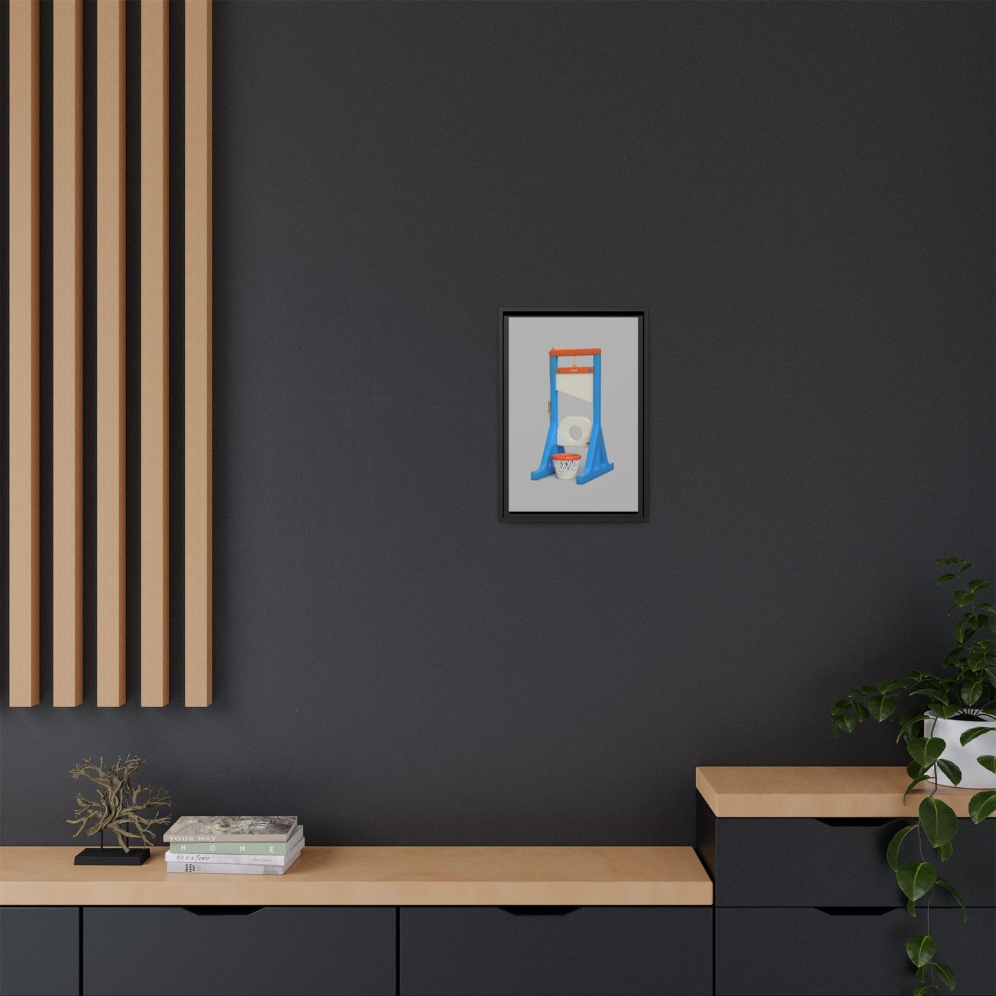 Guillotine Framed Canvas Gallery Wrap
