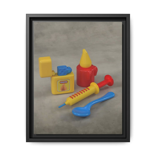 Heroin Framed Canvas Gallery Wrap