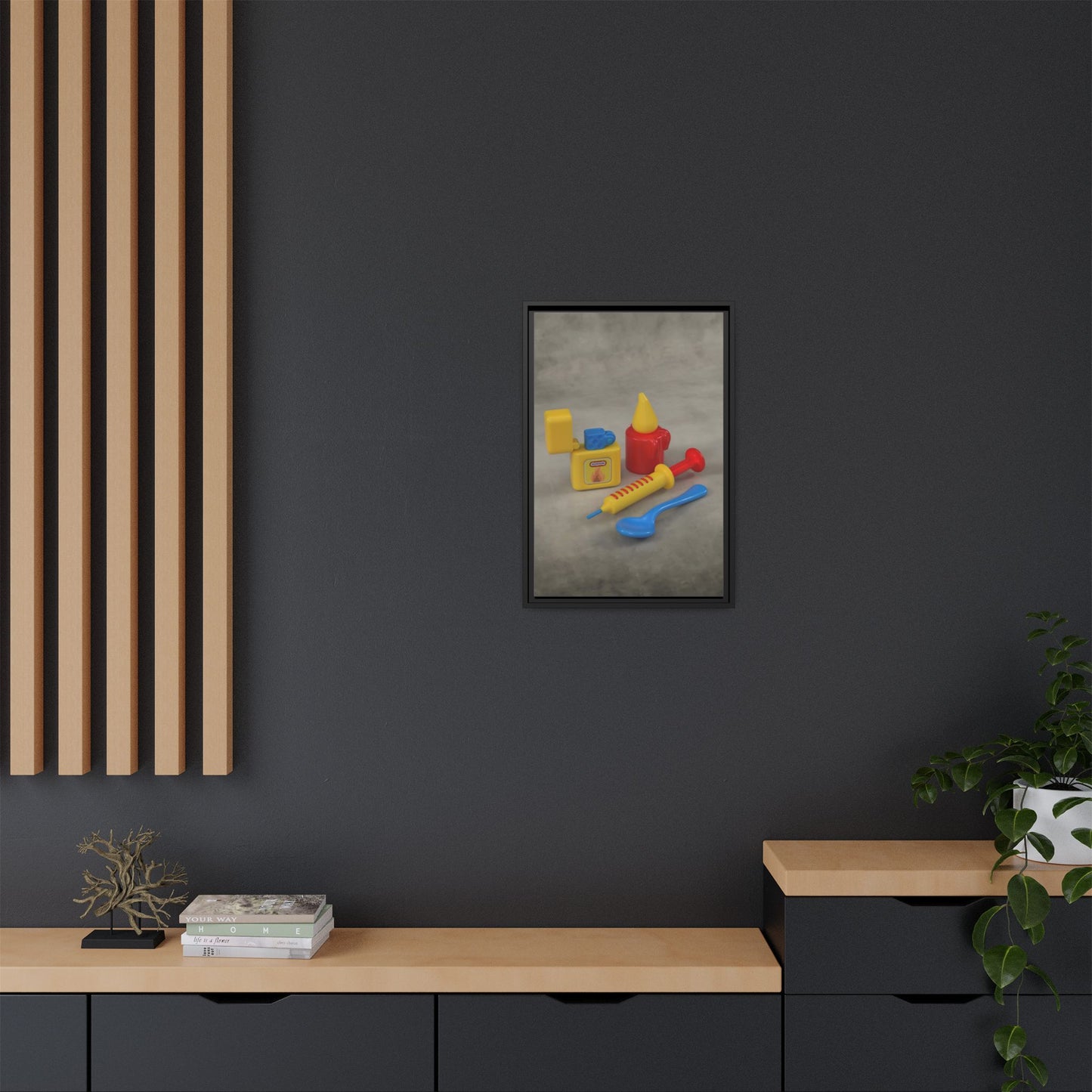 Heroin Framed Canvas Gallery Wrap