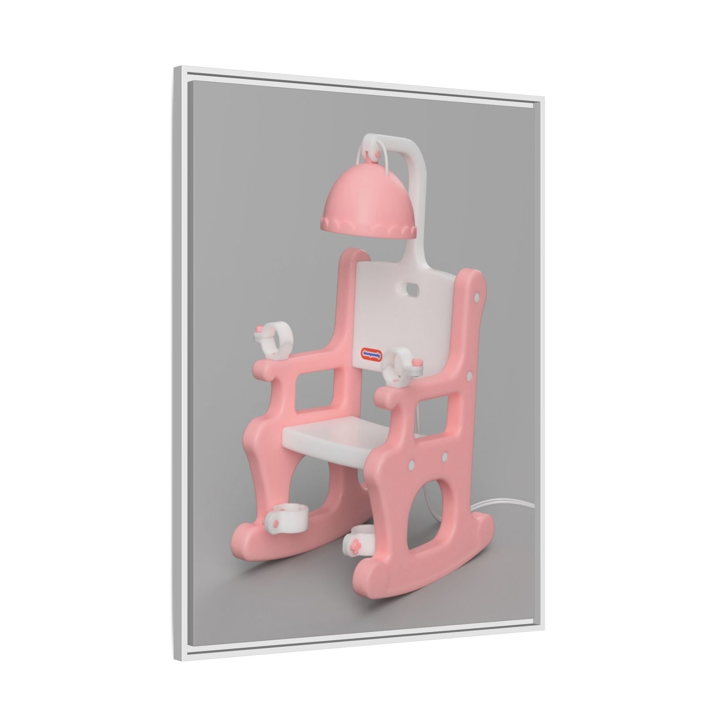 Electric Chair Framed Canvas Gallery Wrap