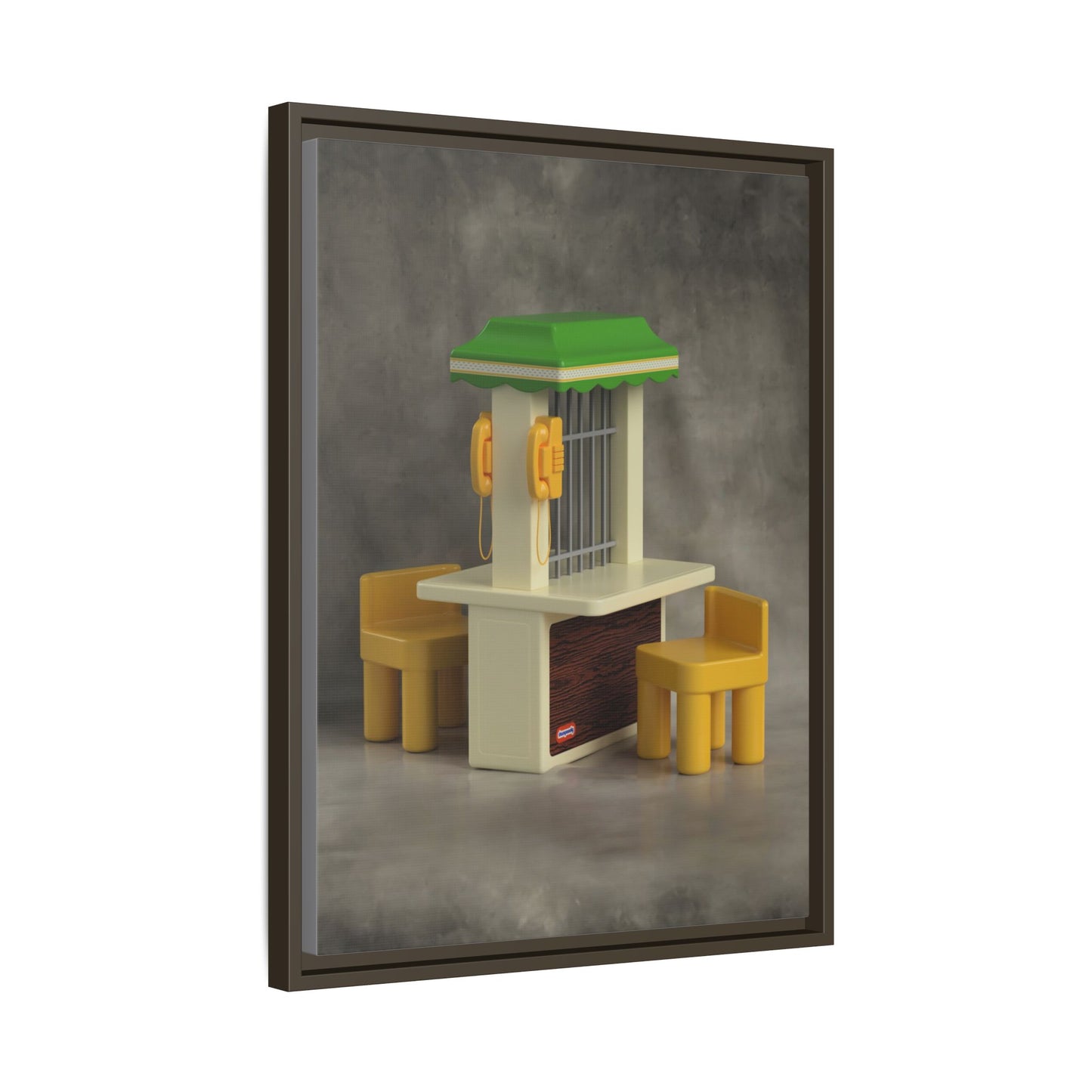 Visitation Booth Framed Canvas Gallery Wrap