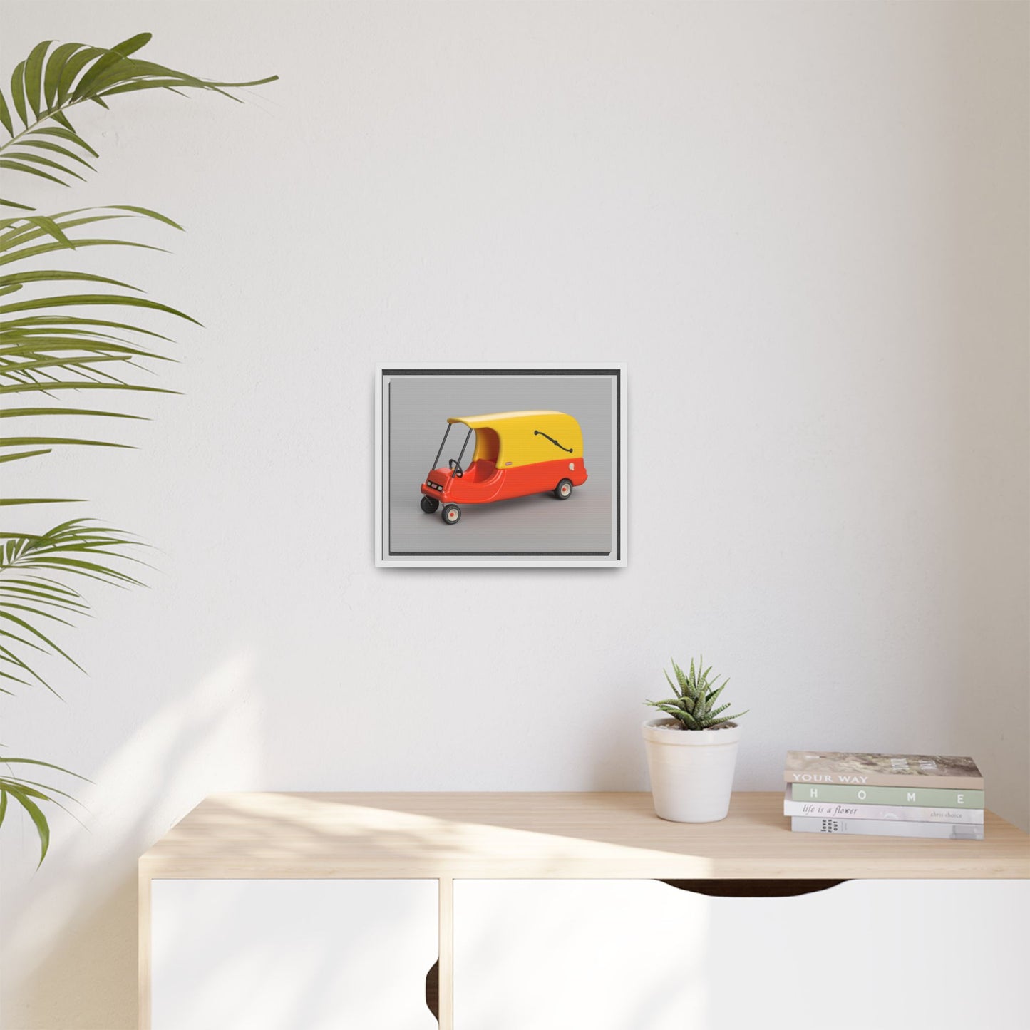 Cozy Hearse Framed Canvas Gallery Wrap