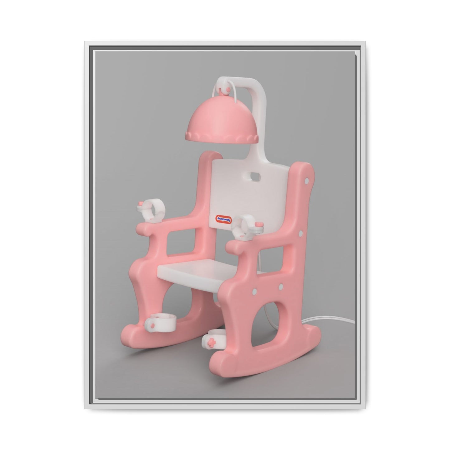 Electric Chair Framed Canvas Gallery Wrap