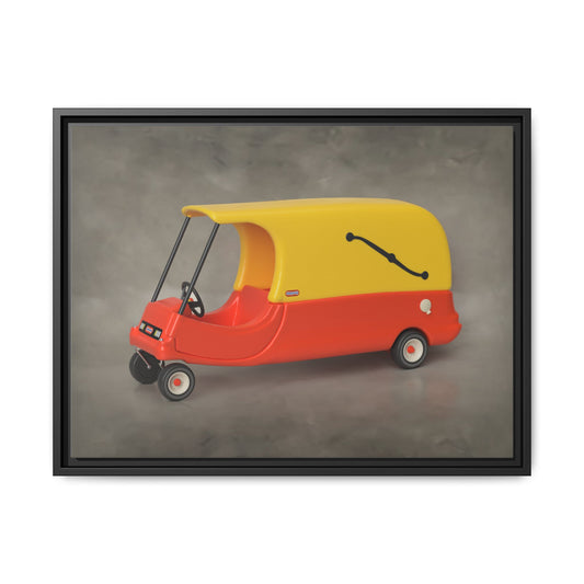 Hearse Framed Canvas Gallery Wrap