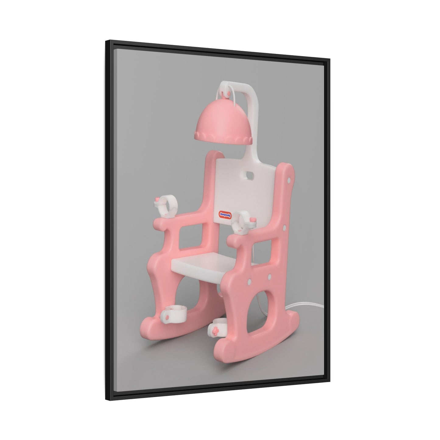 Electric Chair Framed Canvas Gallery Wrap