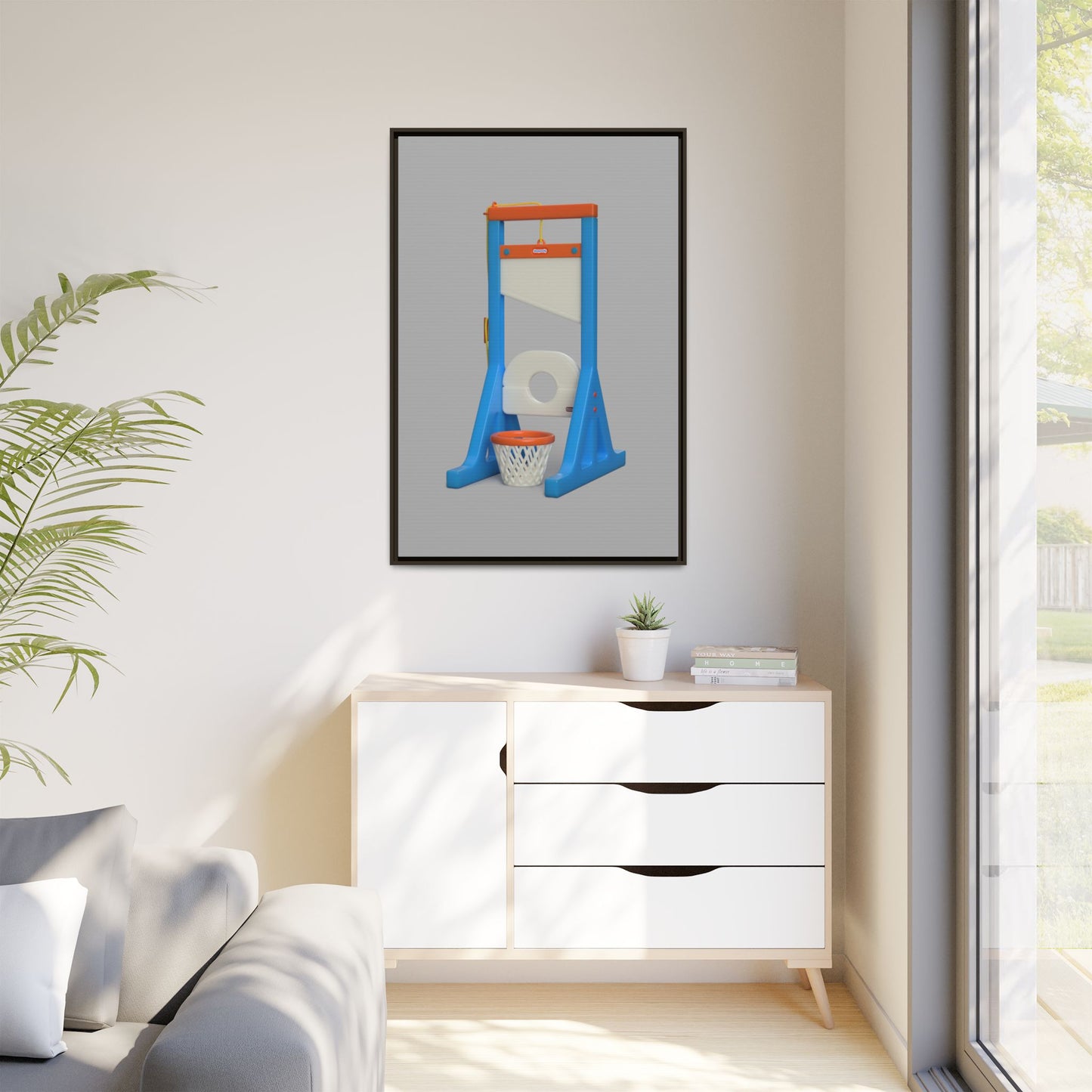 Guillotine Framed Canvas Gallery Wrap