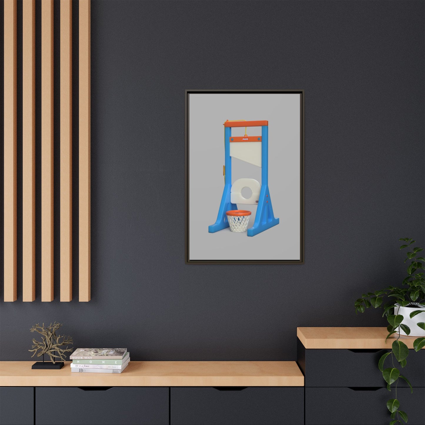 Guillotine Framed Canvas Gallery Wrap
