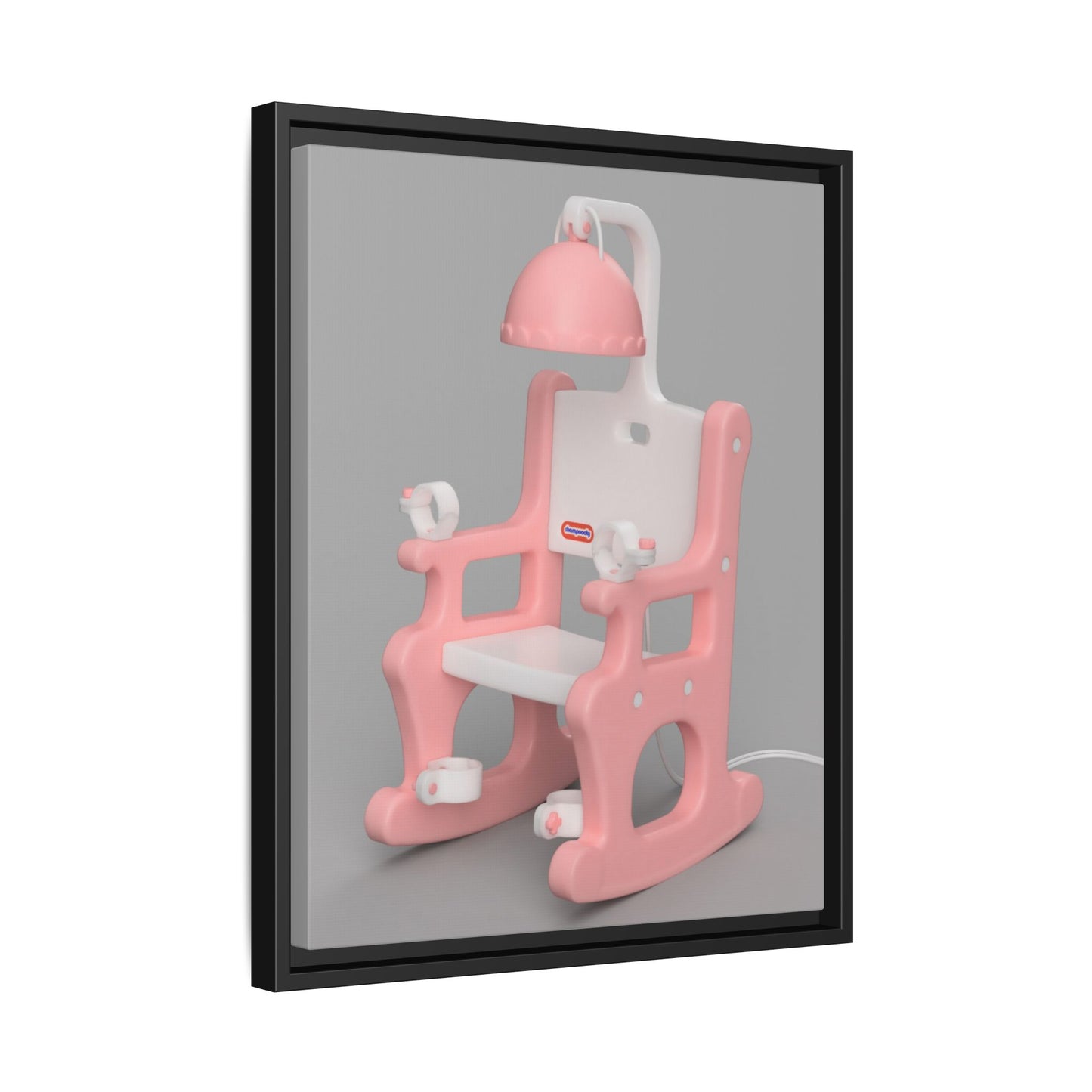 Electric Chair Framed Canvas Gallery Wrap