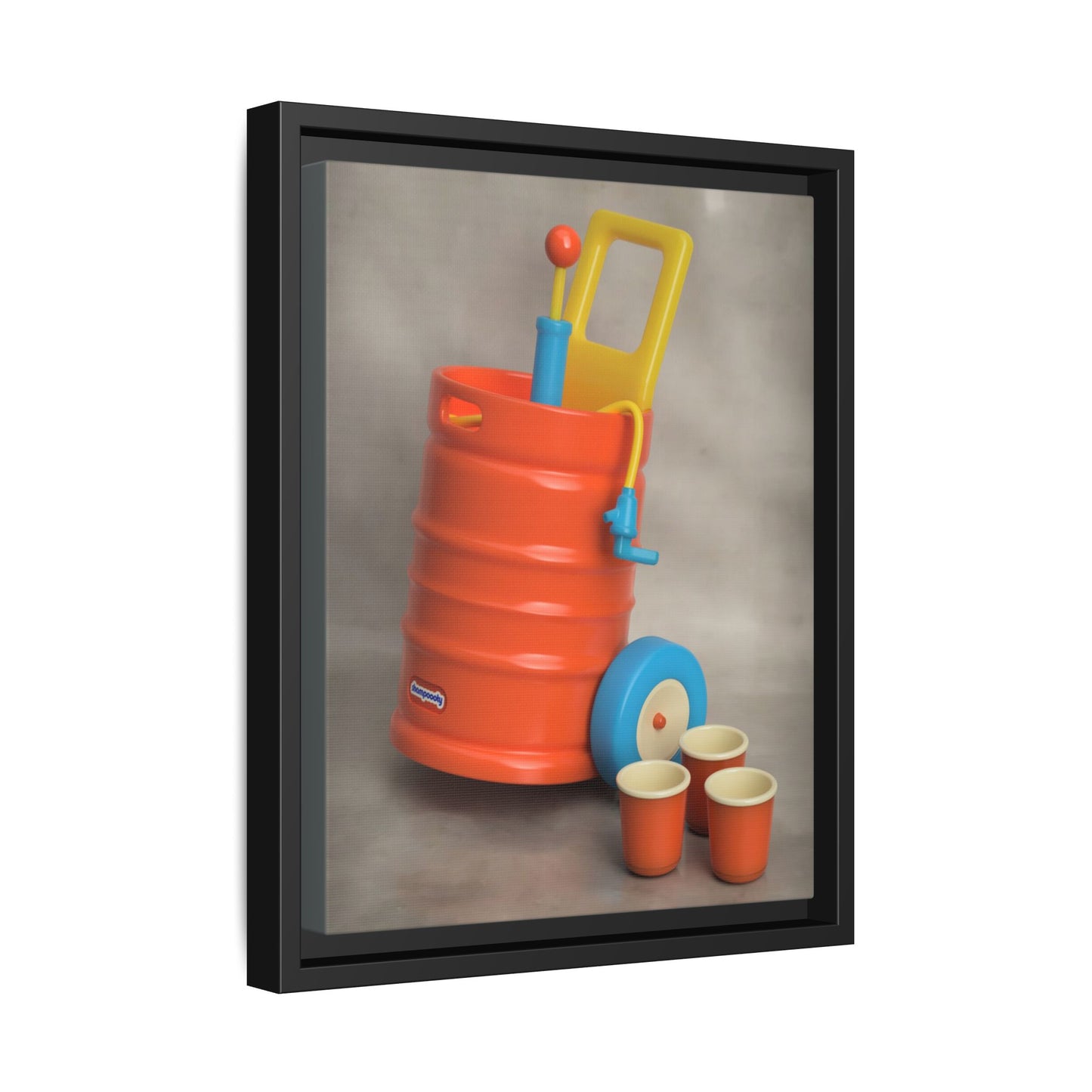 Keg Framed Canvas Gallery Wrap