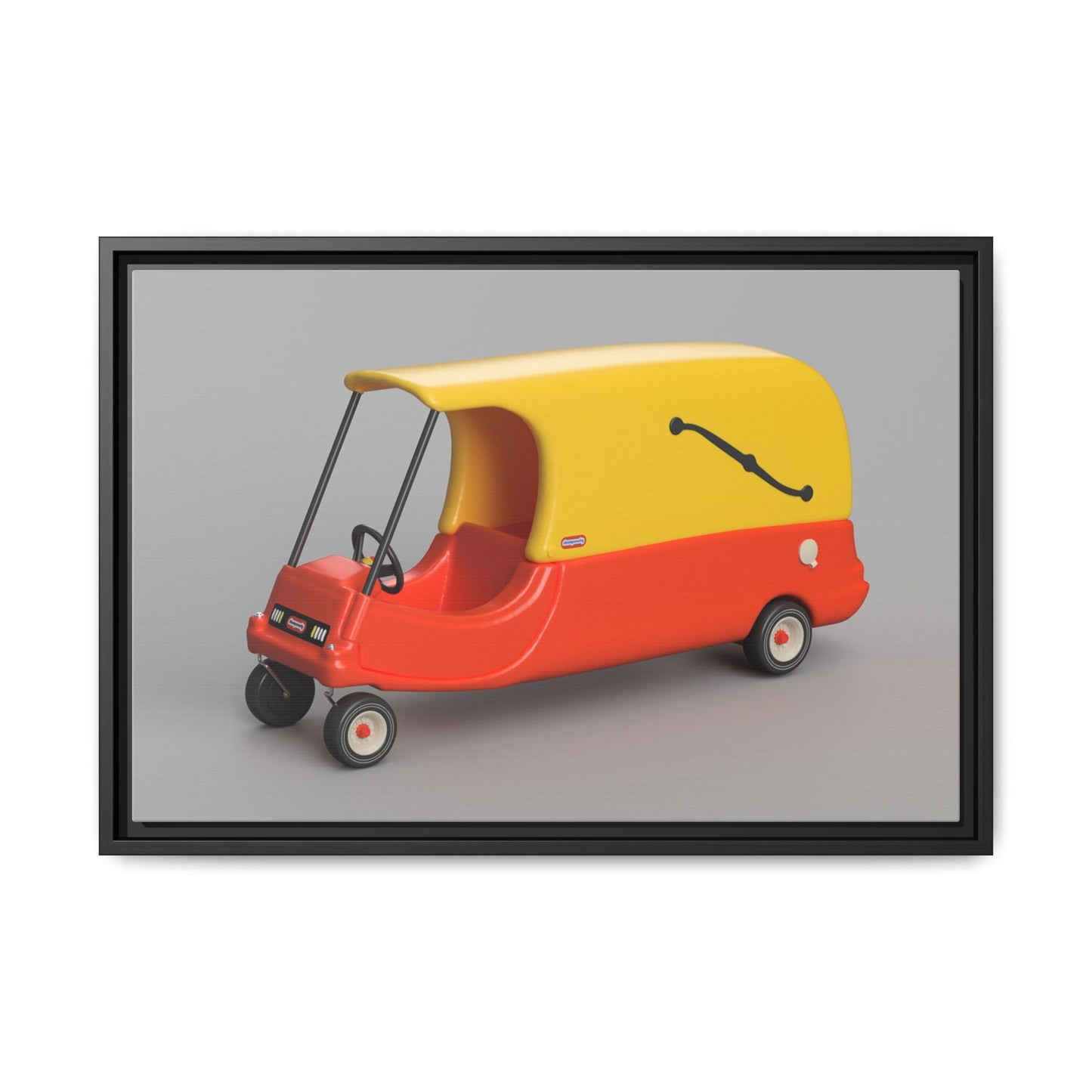 Cozy Hearse Framed Canvas Gallery Wrap