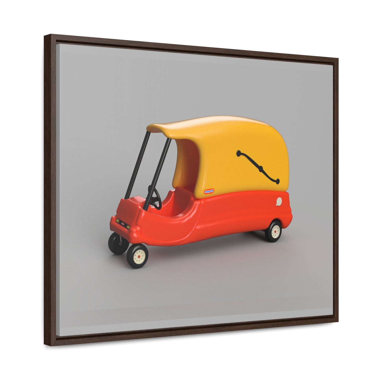 Cozy Hearse Framed Canvas Gallery Wrap