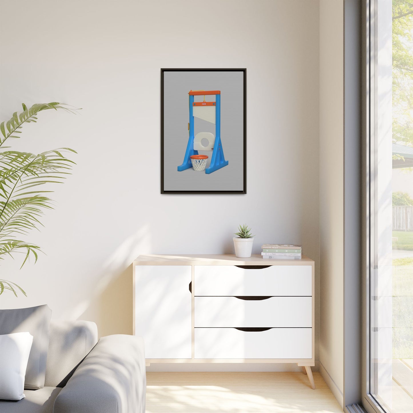 Guillotine Framed Canvas Gallery Wrap