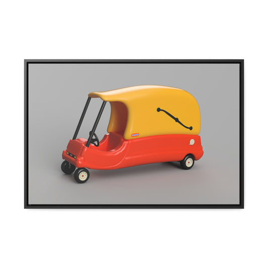 Cozy Hearse Framed Canvas Gallery Wrap