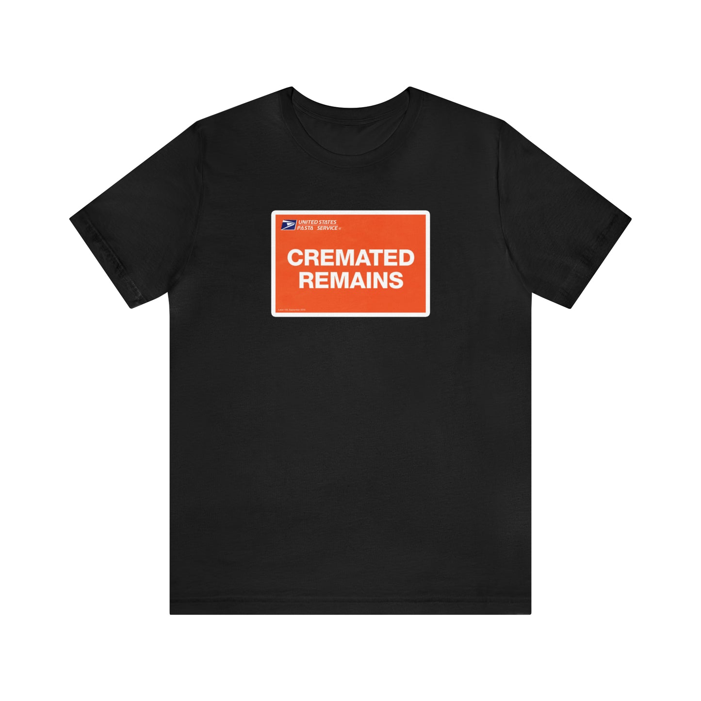 T-shirt restes incinérés