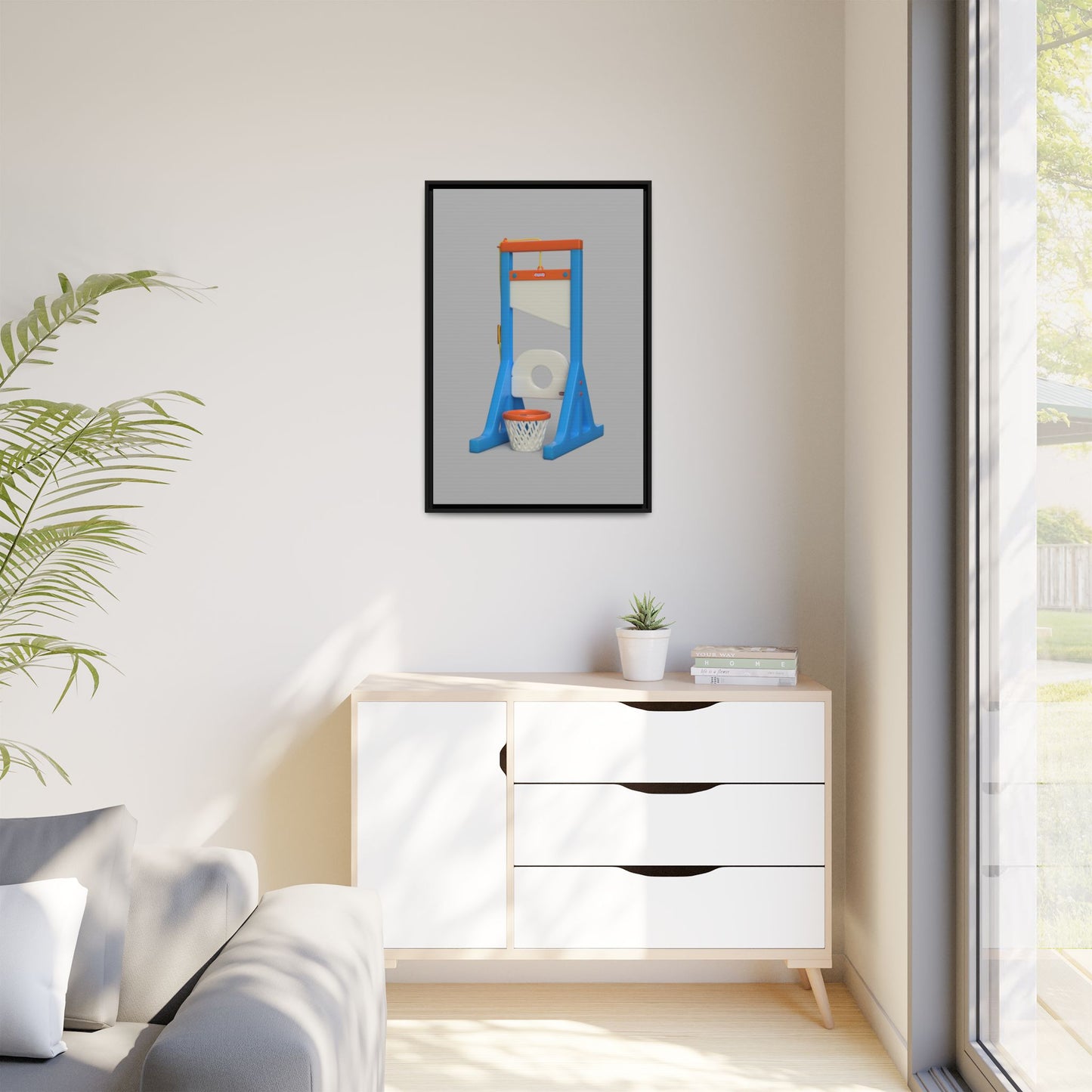 Guillotine Framed Canvas Gallery Wrap