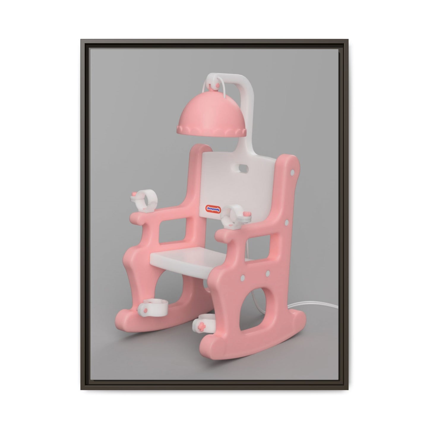 Electric Chair Framed Canvas Gallery Wrap