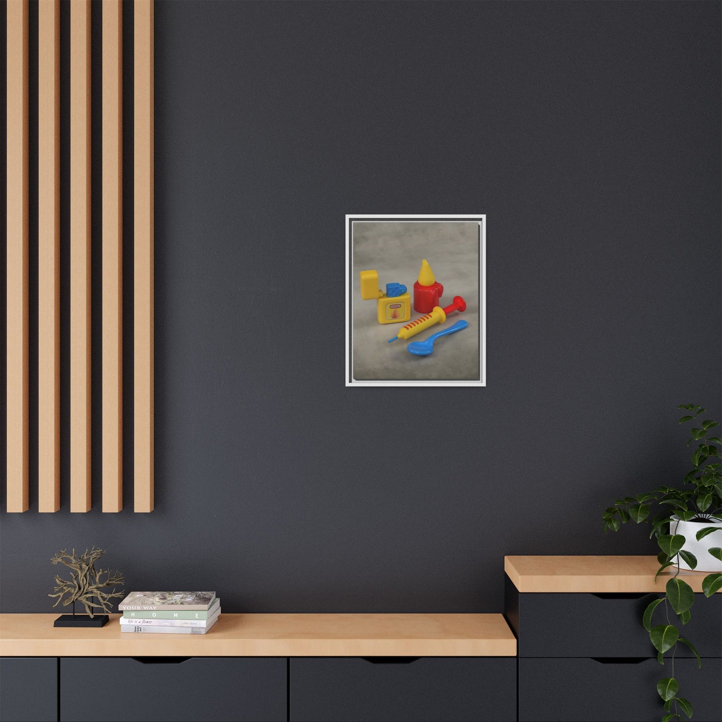 Heroin Framed Canvas Gallery Wrap