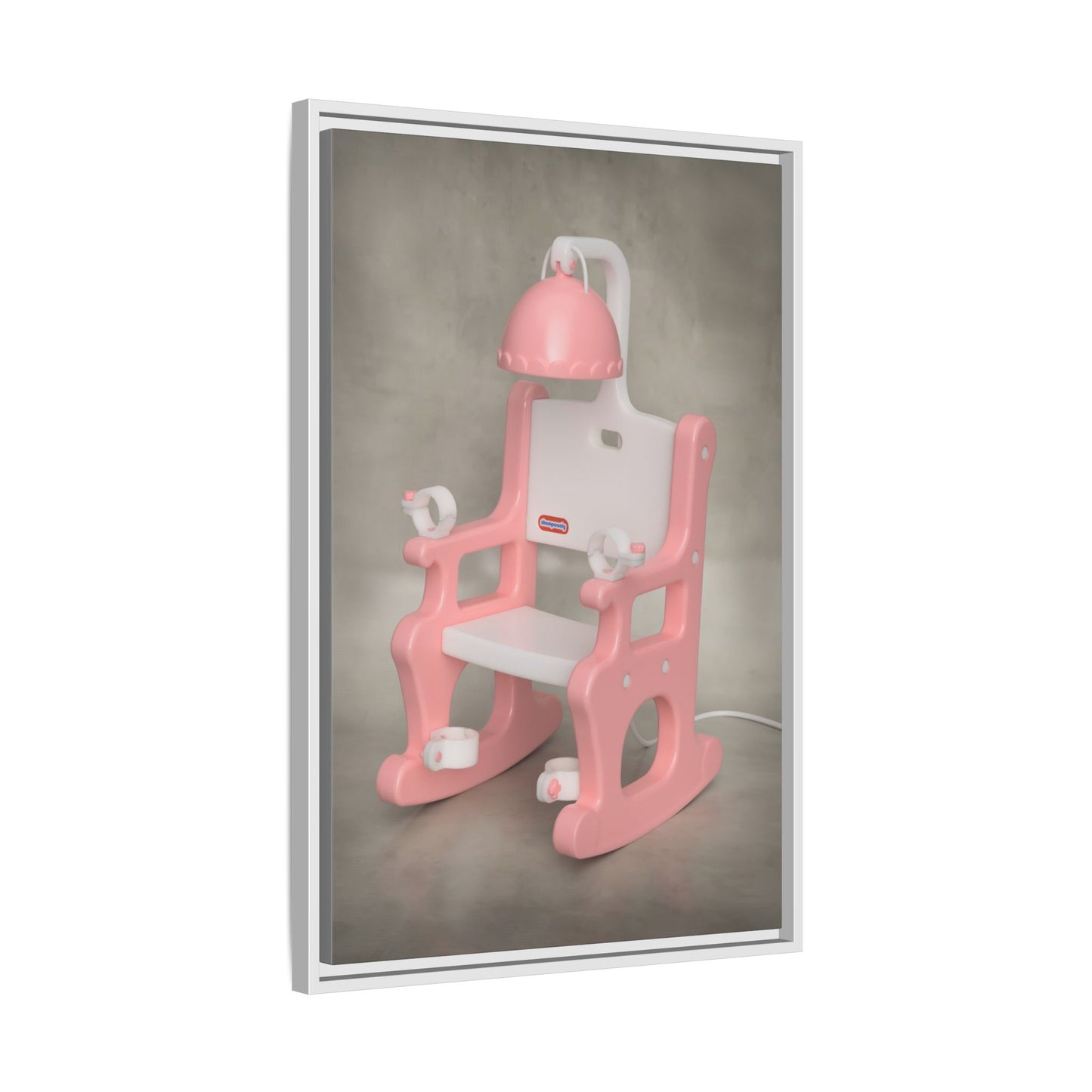 Electric Chair Framed Canvas Gallery Wrap