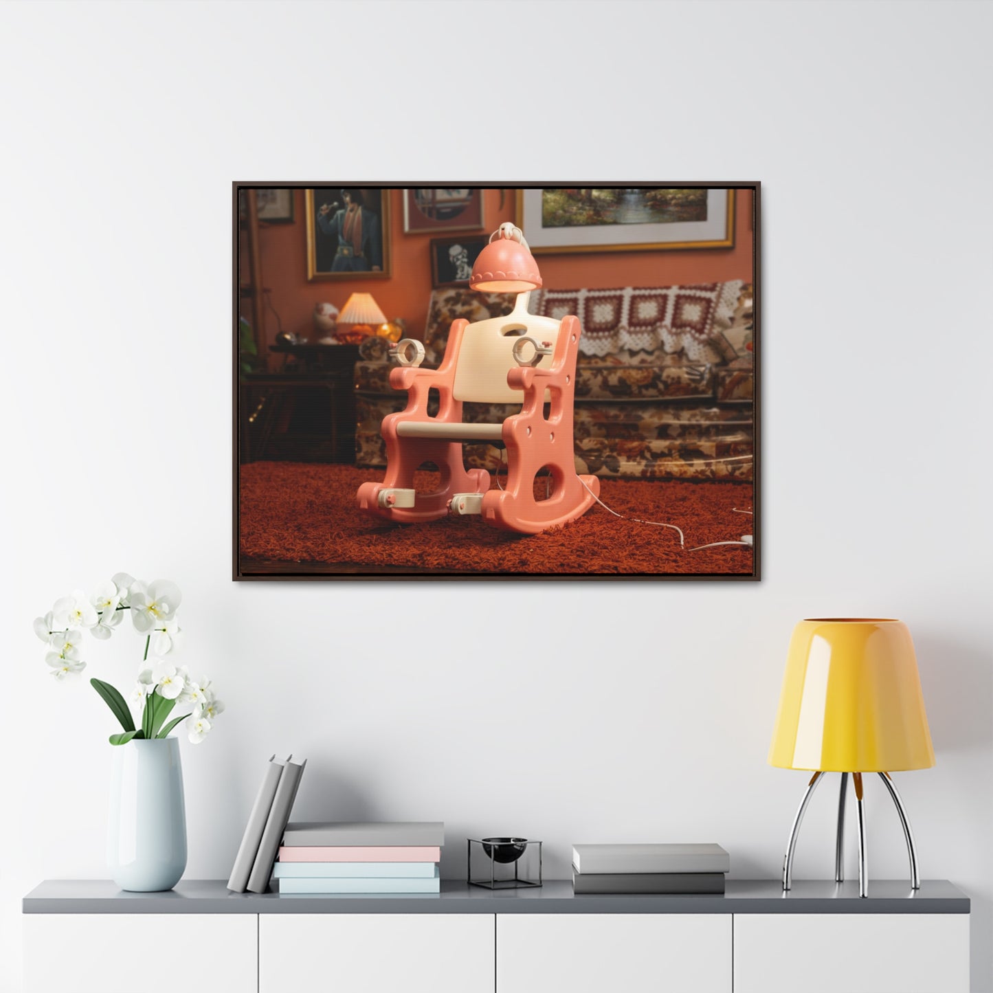 Electric Chair (Real) Framed Canvas Gallery Wrap