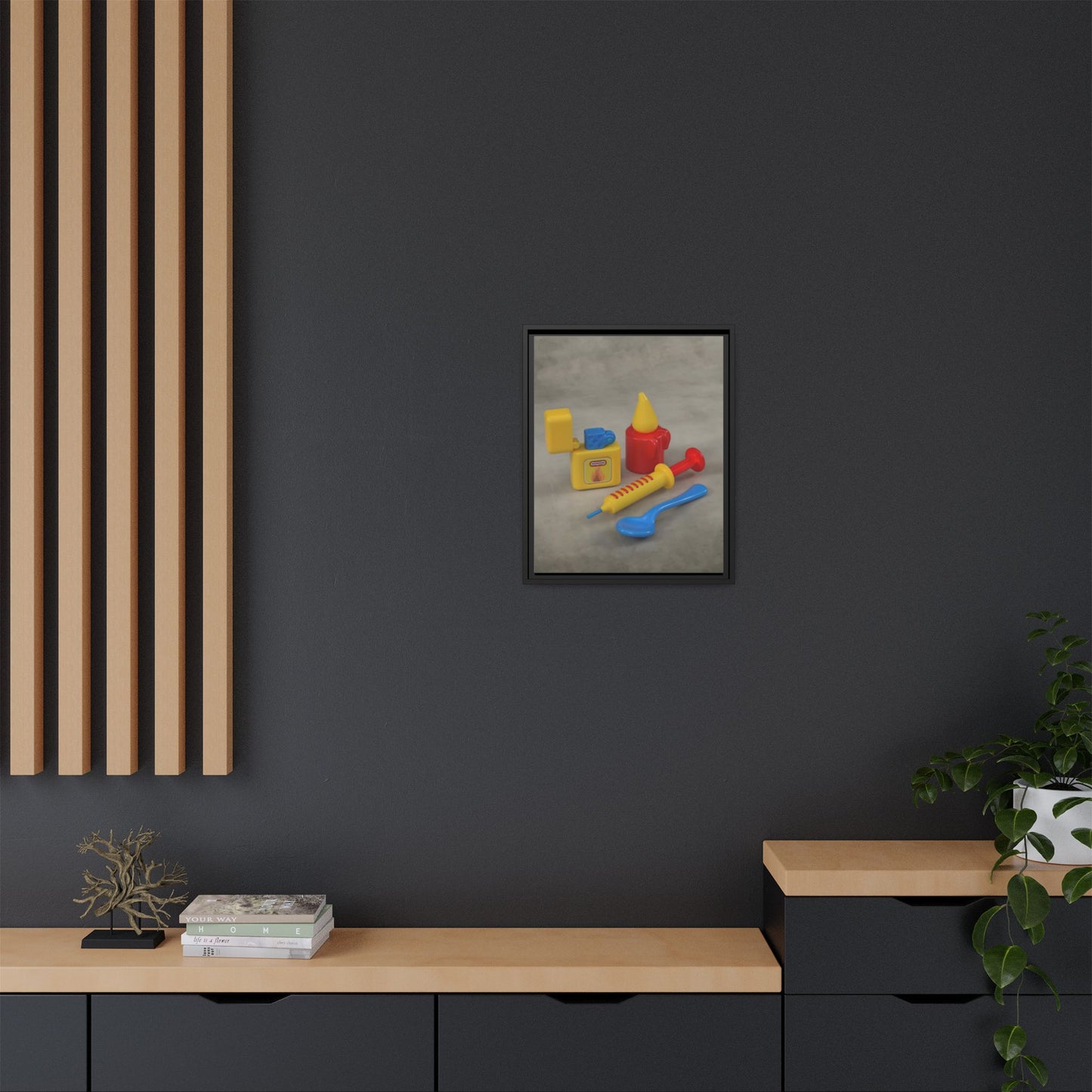 Heroin Framed Canvas Gallery Wrap