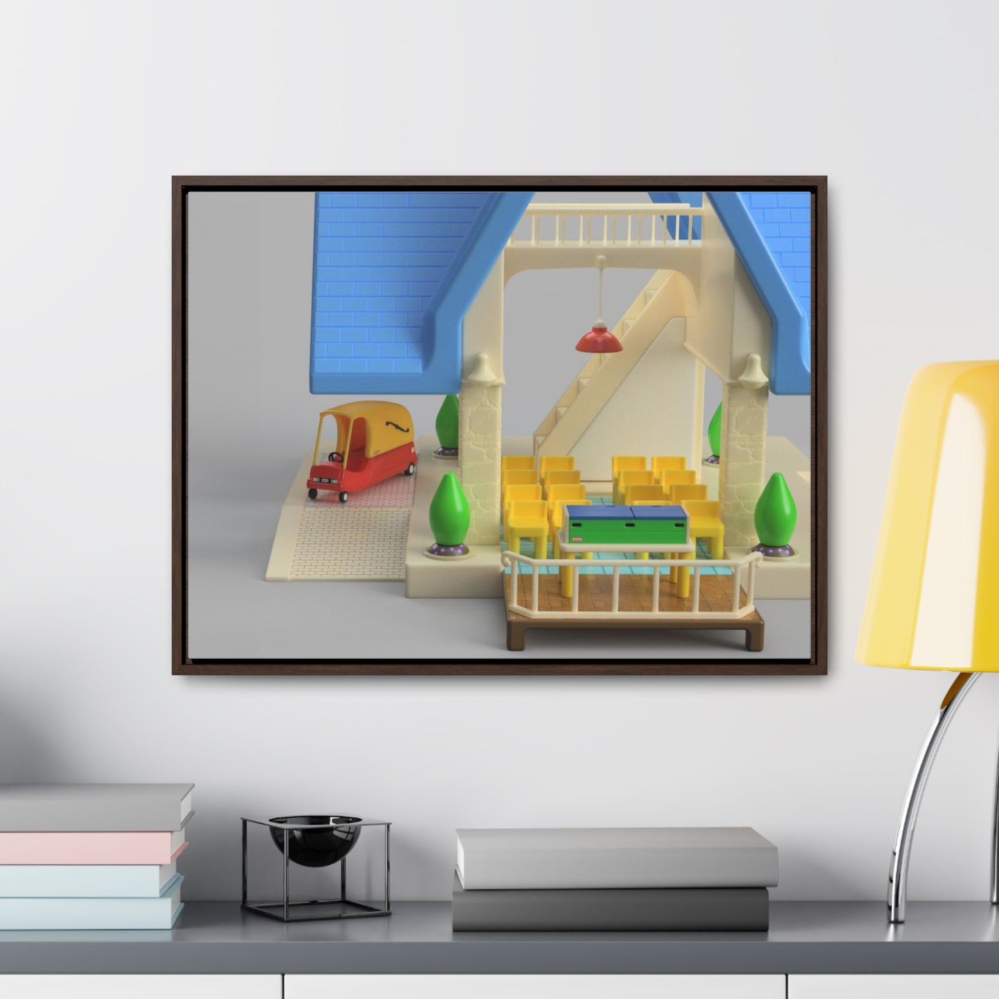 Funderal Home Framed Canvas Gallery Wrap