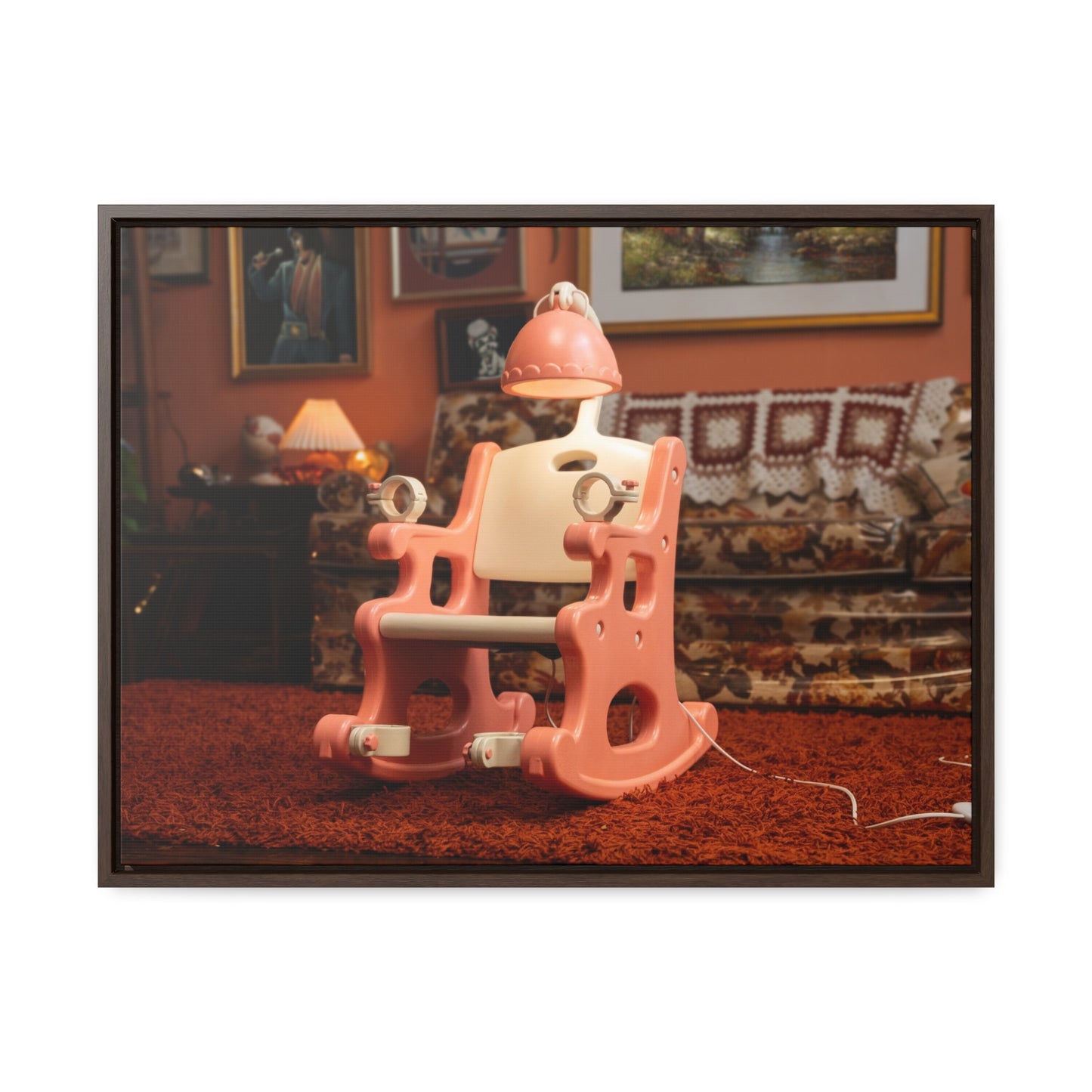 Electric Chair (Real) Framed Canvas Gallery Wrap
